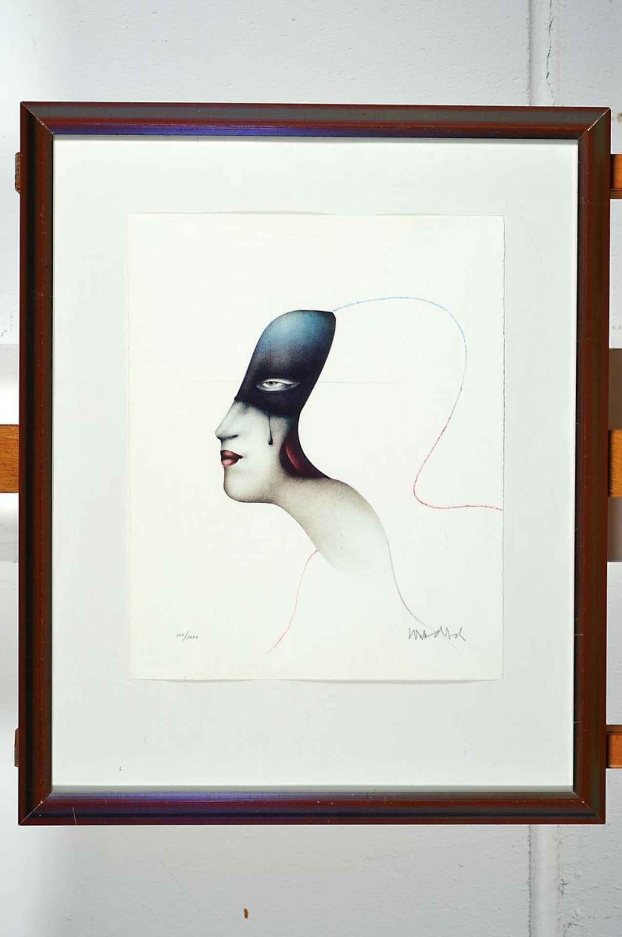 Paul Wunderlich, 1927-2010, 2 Farblithographien, handsigniert und num. 192/1000, ca. 34x27cm, u.Gl., - Bild 5 aus 6