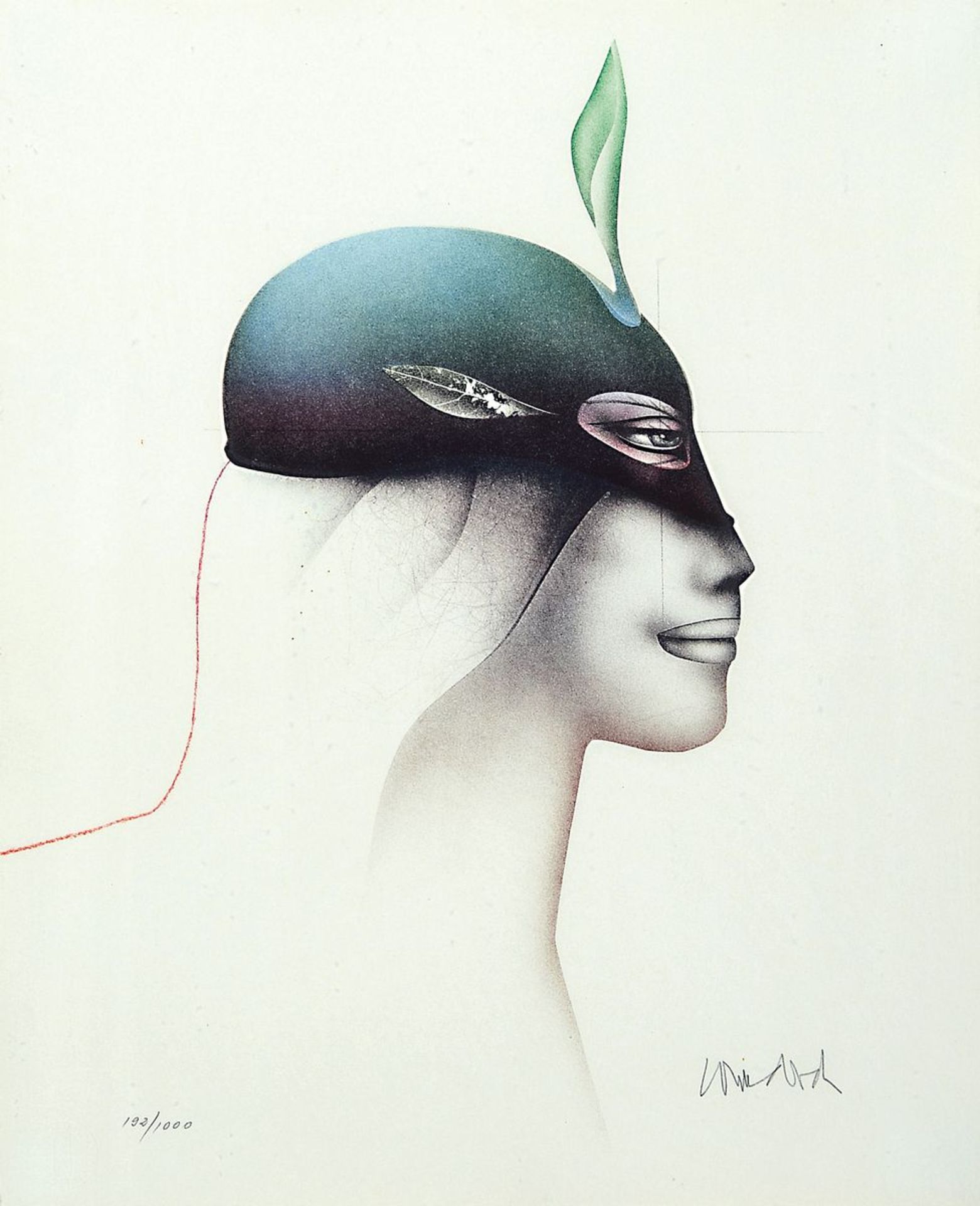 Paul Wunderlich, 1927-2010, 2 Farblithographien, handsigniert und num. 192/1000, ca. 34x27cm, u.Gl.,