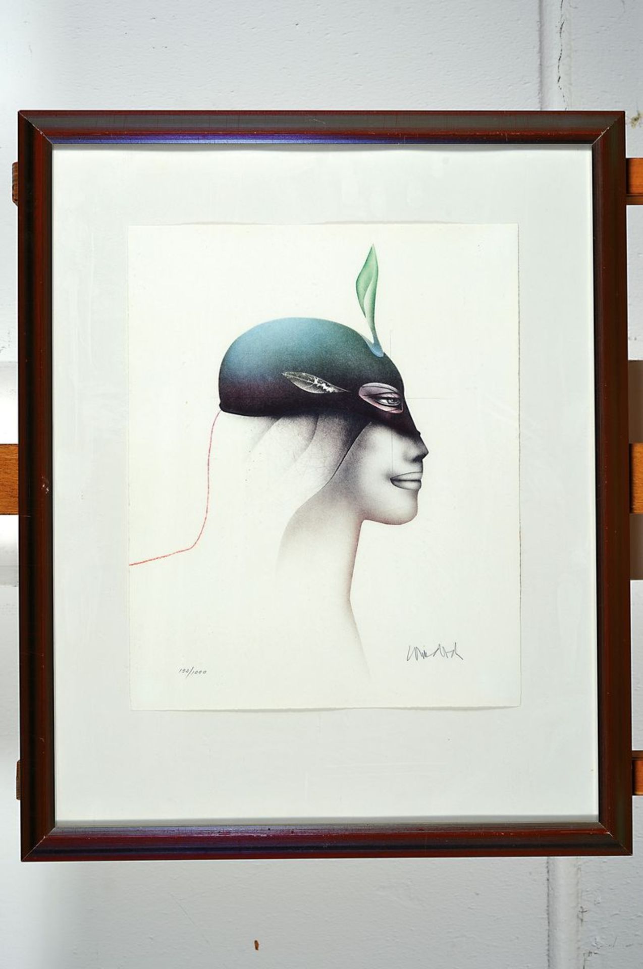 Paul Wunderlich, 1927-2010, 2 Farblithographien, handsigniert und num. 192/1000, ca. 34x27cm, u.Gl., - Bild 4 aus 6