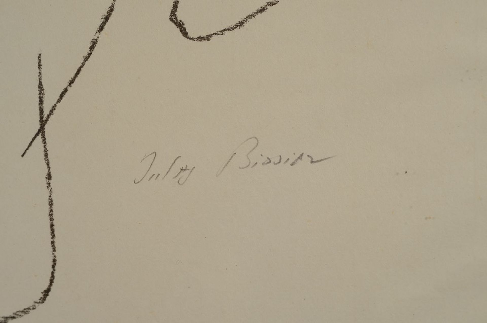Jules Bissier, 1893 Freiburg i. Breisgau-1965 Ascona, Stillleben, Lithographie auf dünnem Papier ( - Bild 2 aus 4