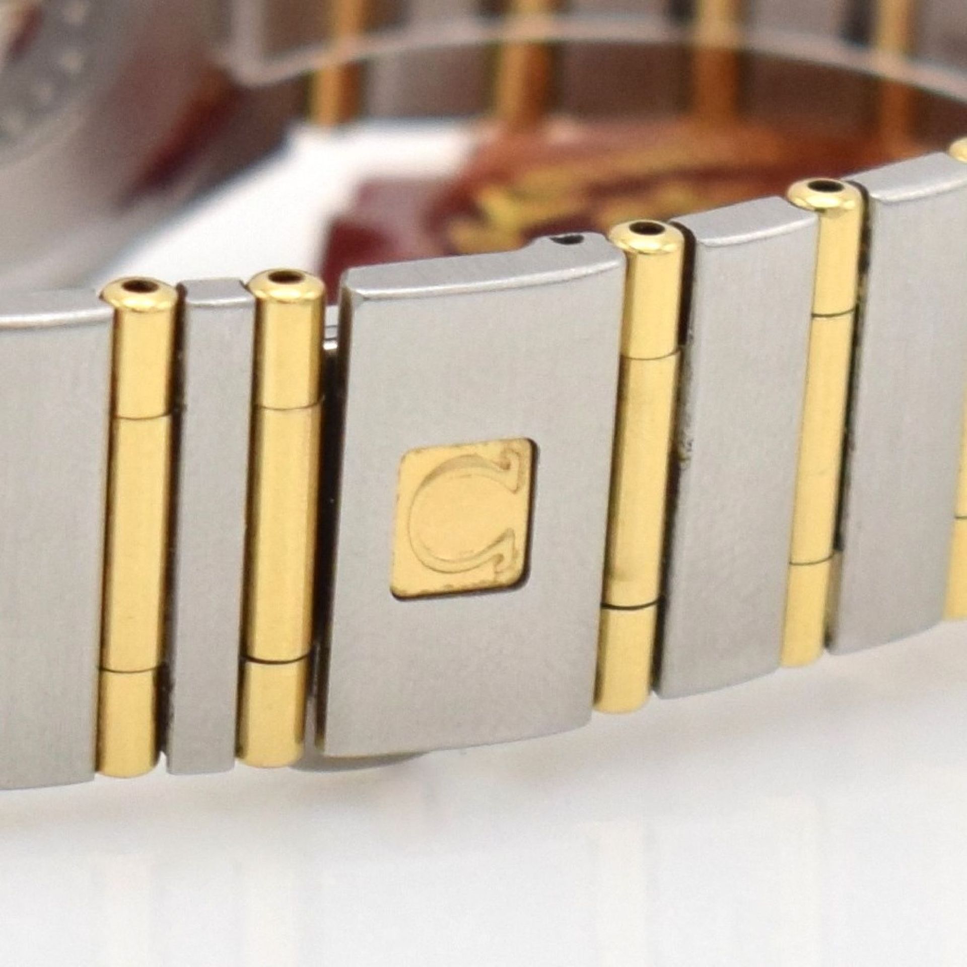 OMEGA Constellation Damenarmbanduhr in Stahl/ Gold, Automatik, Ref. 12923000, satiniertes Geh. m. - Bild 5 aus 7