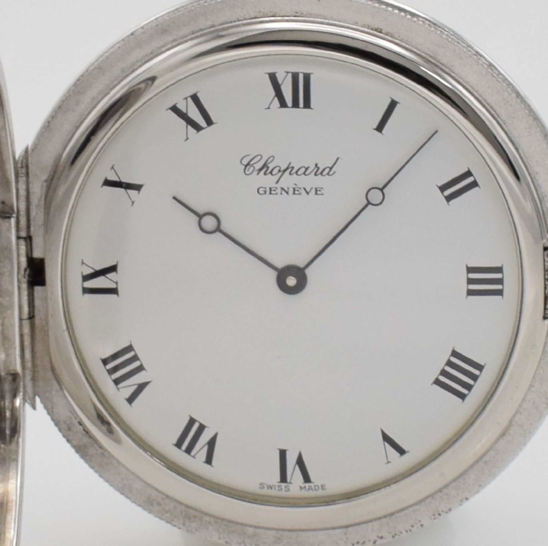 CHOPARD Savonette / Frackuhr in Silber Ref. 3014, Schweiz um 1990, Gehäuse in 800/000 Silber, - Bild 2 aus 8