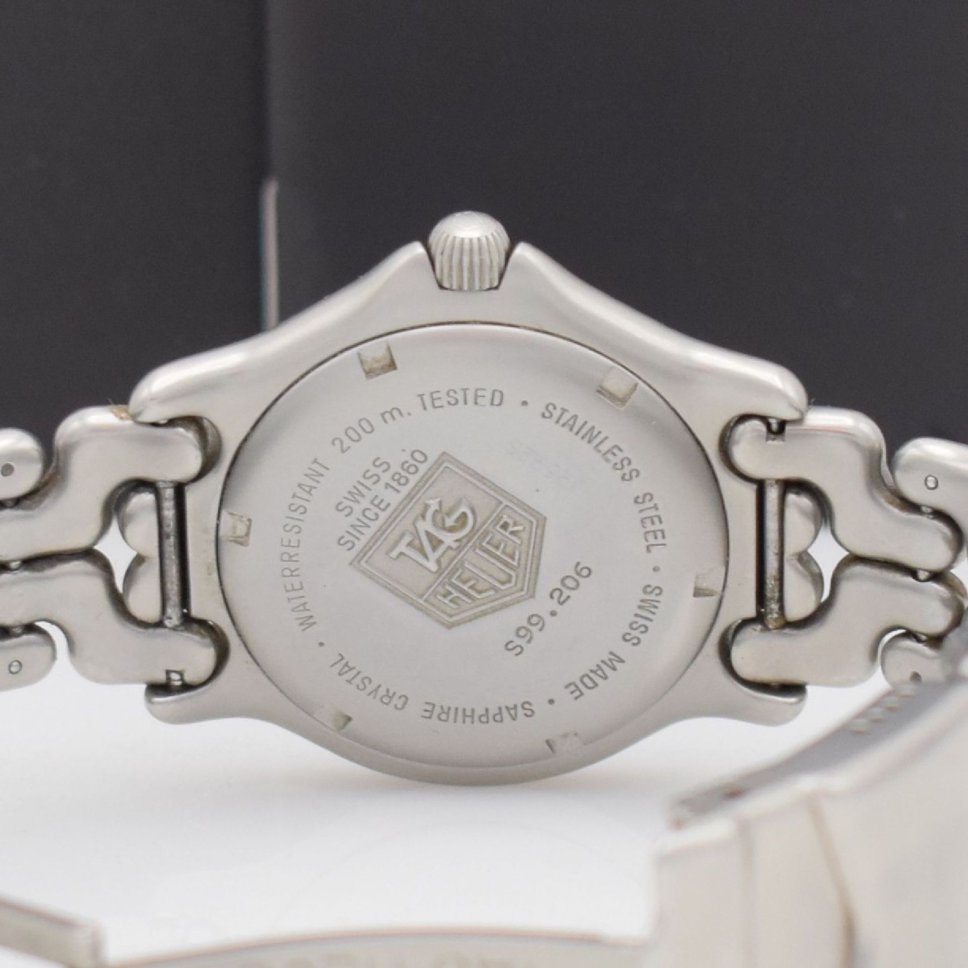 TAG HEUER Professional Sport-Armbanduhr in Stahl/Stahlband, Schweiz lt. orig. Papier verk. Feb. - Bild 5 aus 7