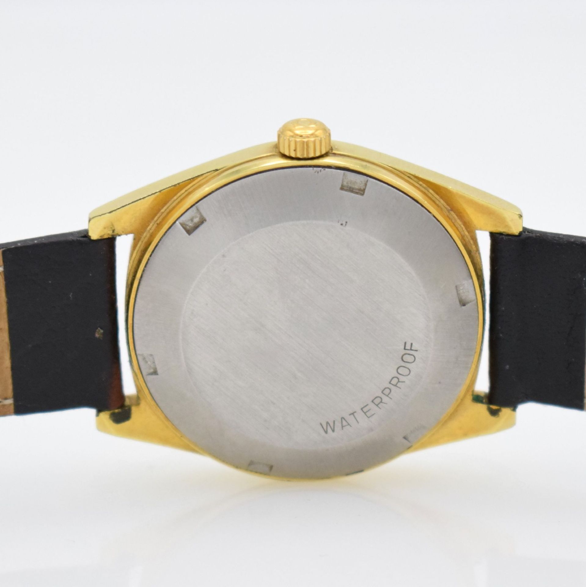 OMEGA Geneve Herrenarmbanduhr, Automatik, Schweiz um 1968, Ref. 166.041, verg. Metallgeh., - Bild 6 aus 9