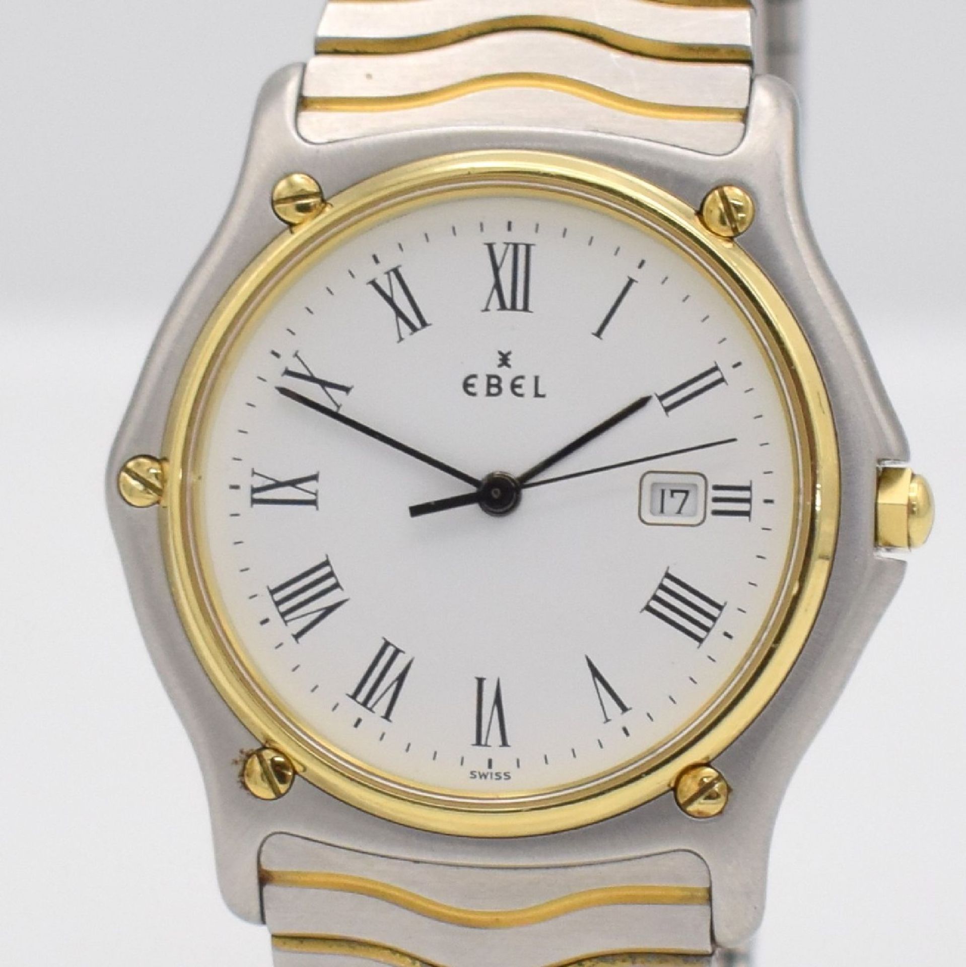 EBEL Sport Classic Armbanduhr in Stahl/Gold, Schweiz um 1995, quartz, Monocoque-Geh. Ref. 183903, - Bild 4 aus 6