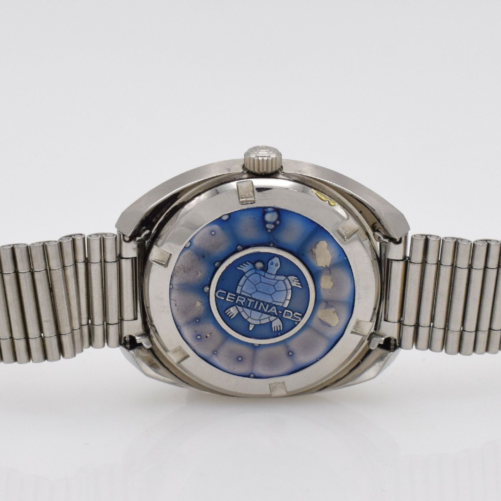 CERTINA DS-2 nahezu neuwertige Herrenarmbanduhr in Edelstahl, Schweiz um 1970, Automatik, massives - Bild 7 aus 10