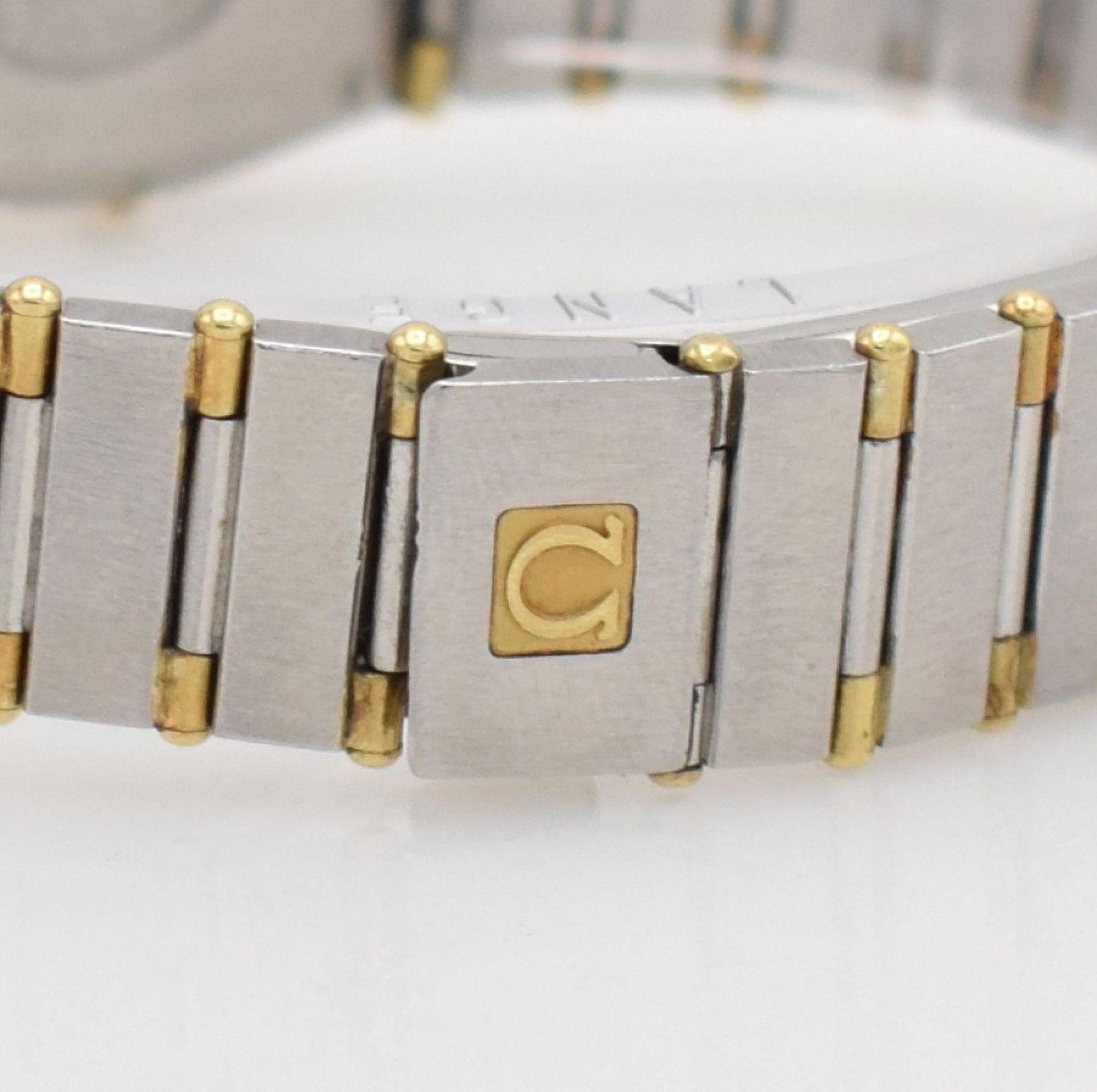 OMEGA Constellation Damenarmbanduhr, Schweiz um 1990, quarz, Edelstahl/Gold komb., Boden 4-fach - Bild 5 aus 6