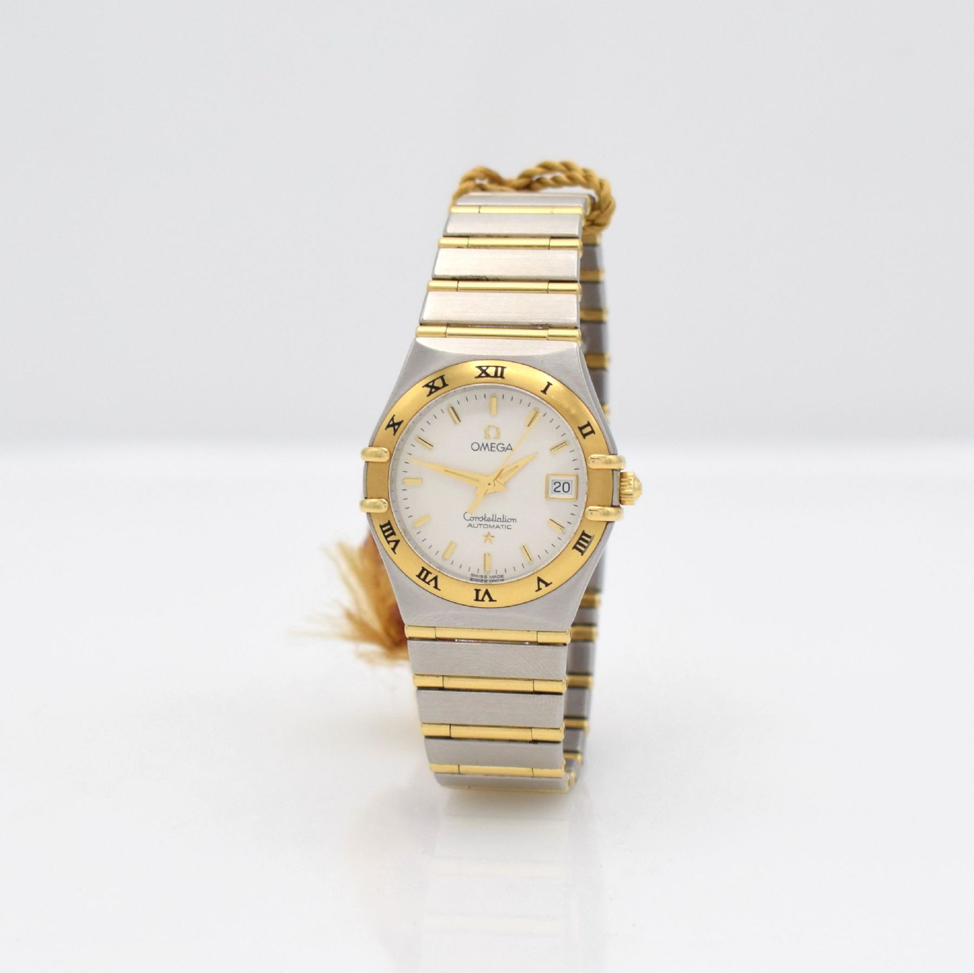 OMEGA Constellation Damenarmbanduhr in Stahl/ Gold, Automatik, Ref. 12923000, satiniertes Geh. m. - Bild 3 aus 7