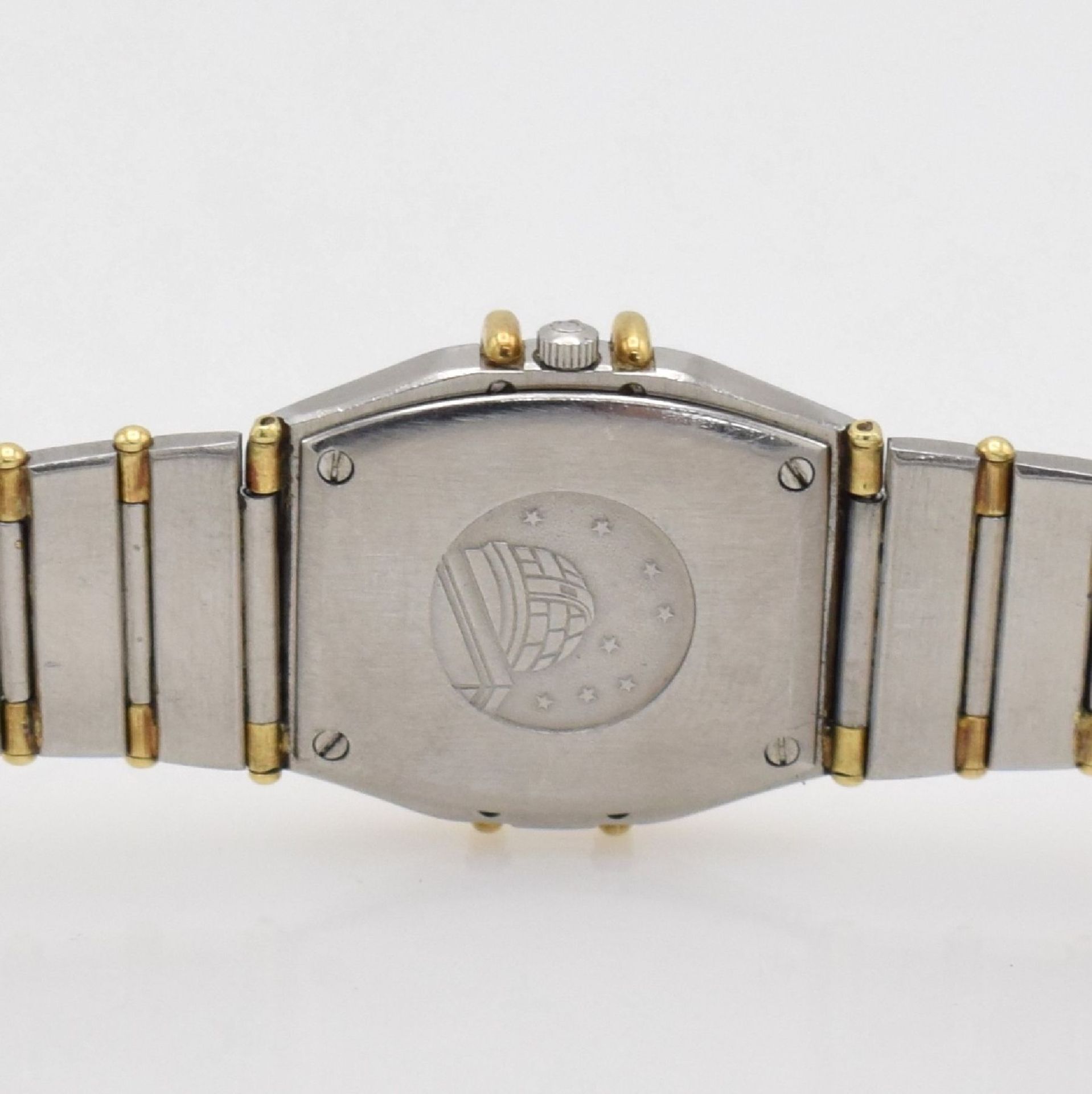 OMEGA Constellation Damenarmbanduhr, Schweiz um 1990, quarz, Edelstahl/Gold komb., Boden 4-fach - Bild 6 aus 6