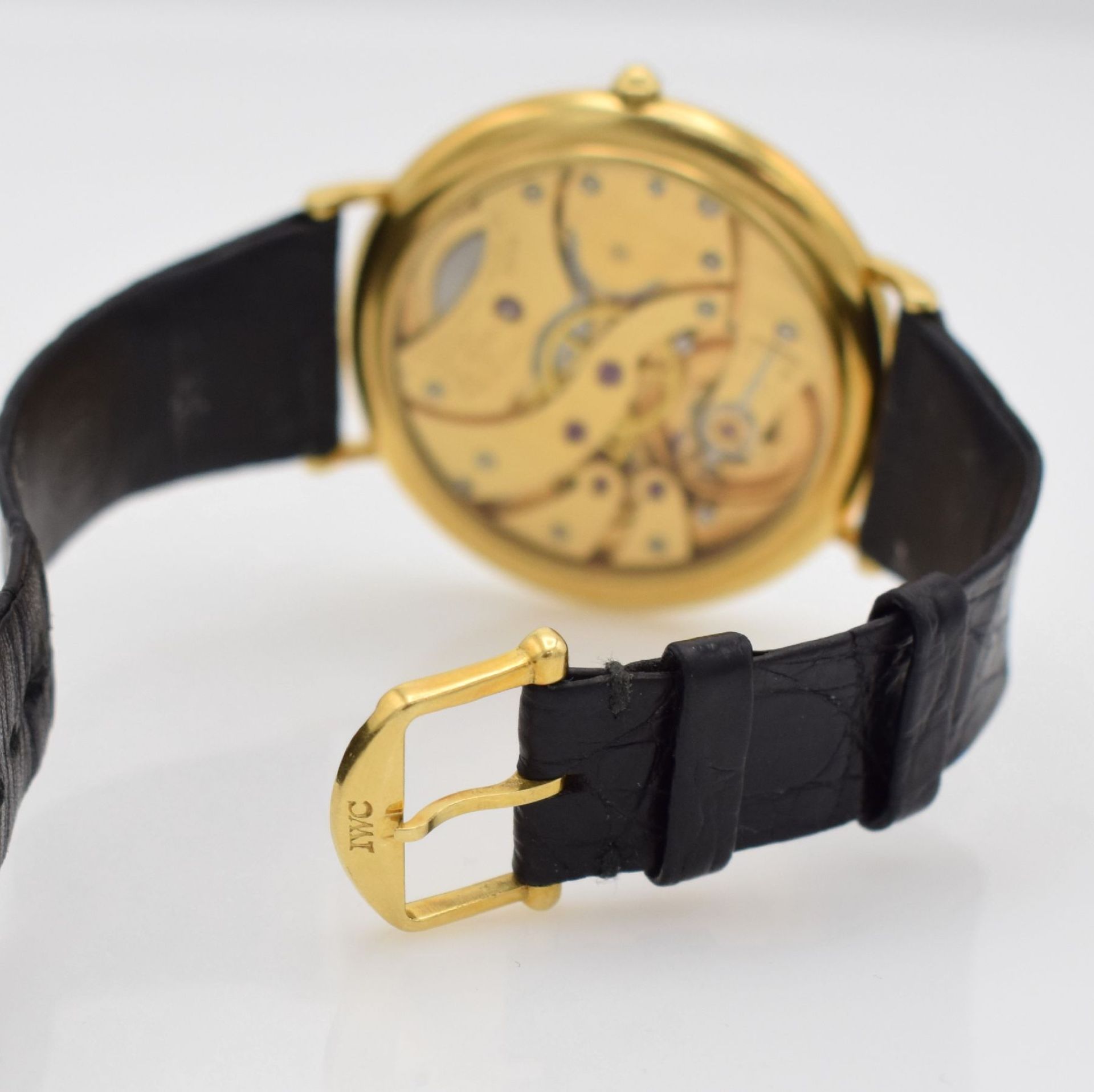 IWC große Armbanduhr Portofino Referenz 5251 in GG 750/000, Handaufzug, Schweiz 1980er Jahre, 3- - Bild 5 aus 6
