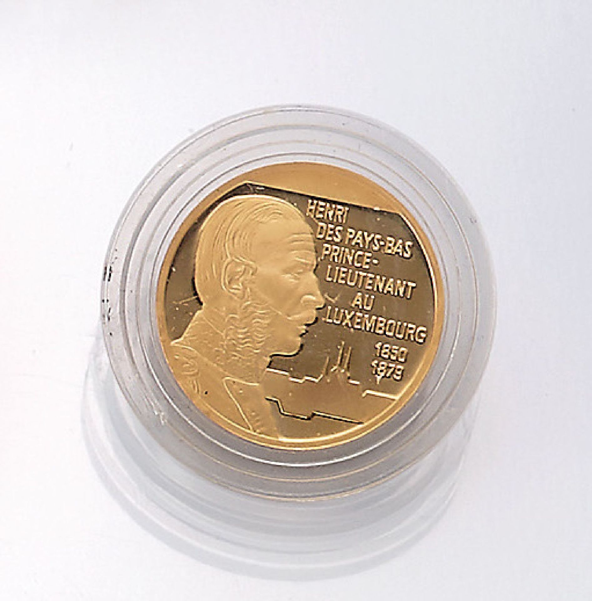 Goldmünze, 100 EURO, Luxemburg, 1996, GG 900/000, 8.63 g, Henri des Pays-Bas Prince- Lieutenant au