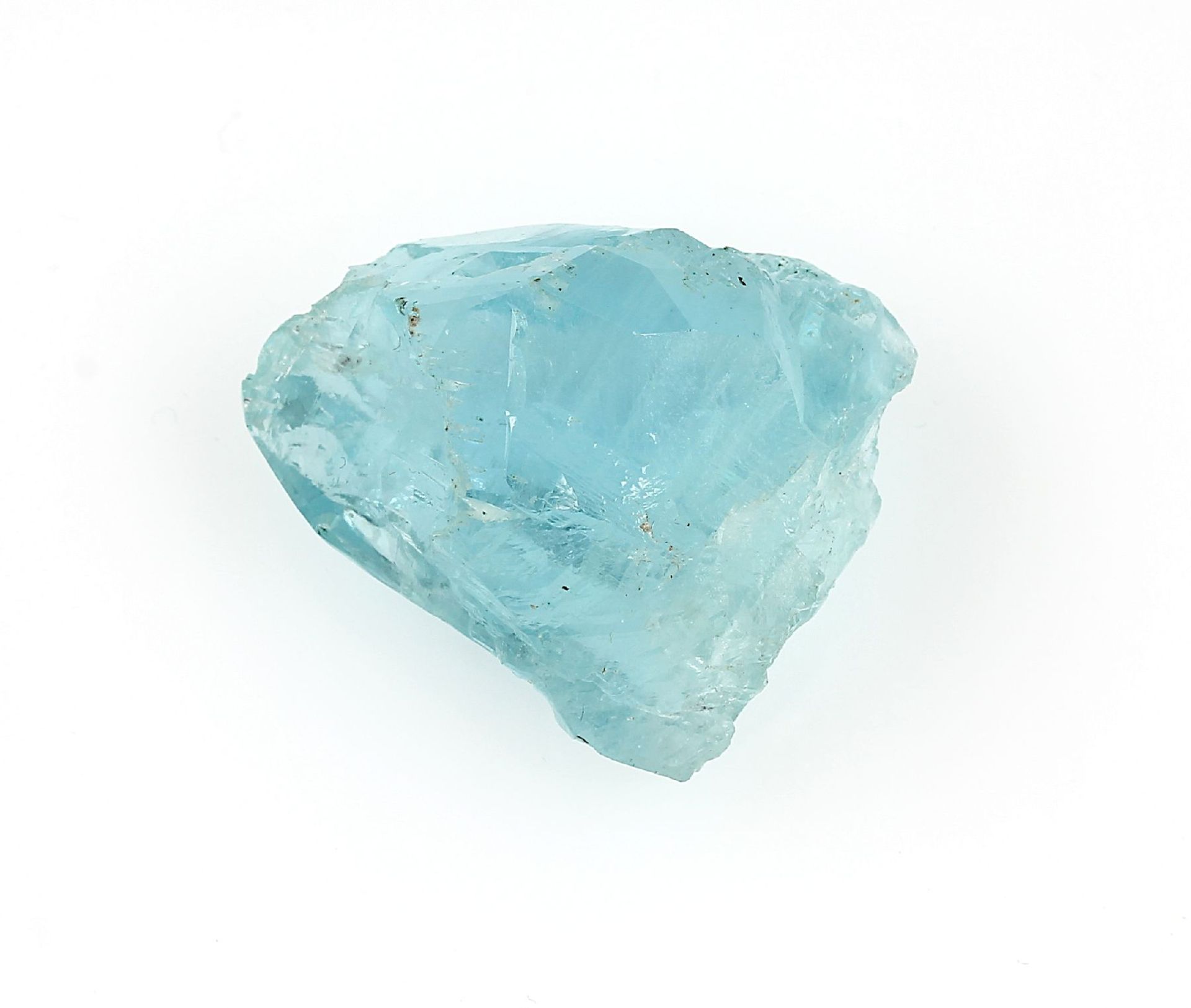 Loser Aquamarin, ca. 84 ct, in Rohform