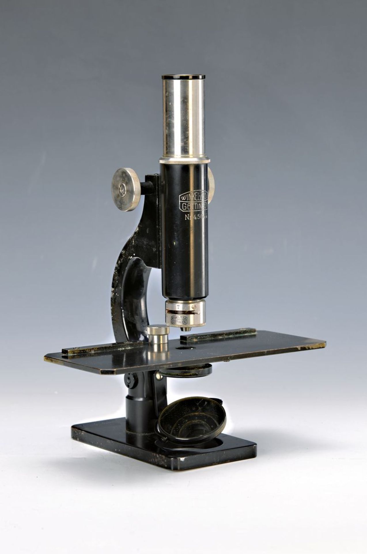 Zwei Mikroskope für Mediziner, Winkel Zeiss, Göttingen, Nr. 45644, 20er Jahre, dazu 1x Mikroskop von