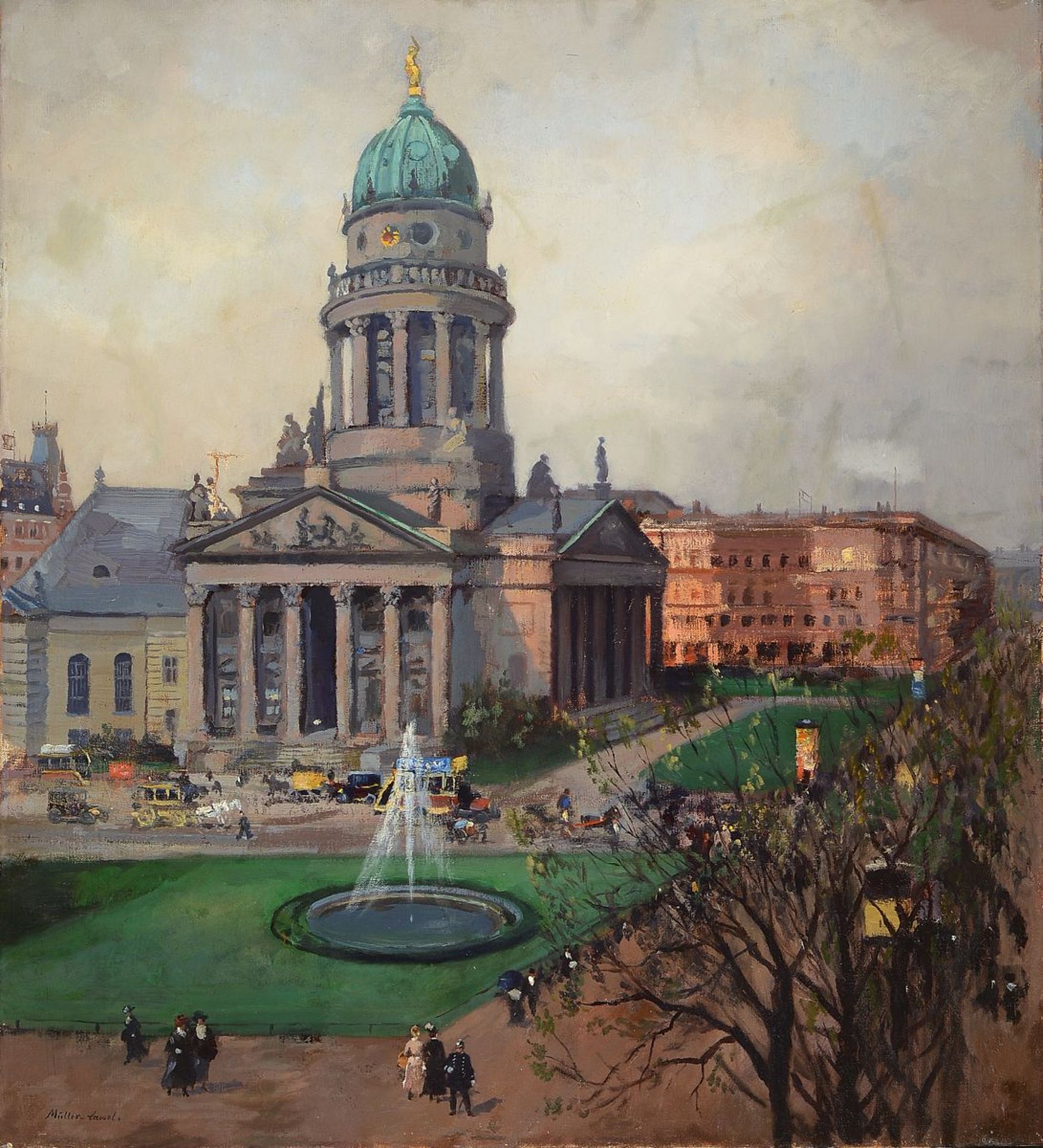 Adolf Leonhard Müller-Cassel, 1864 Kassel- 1943 ebenda, Maler in Düsseldorf und Berlin, zuletzt