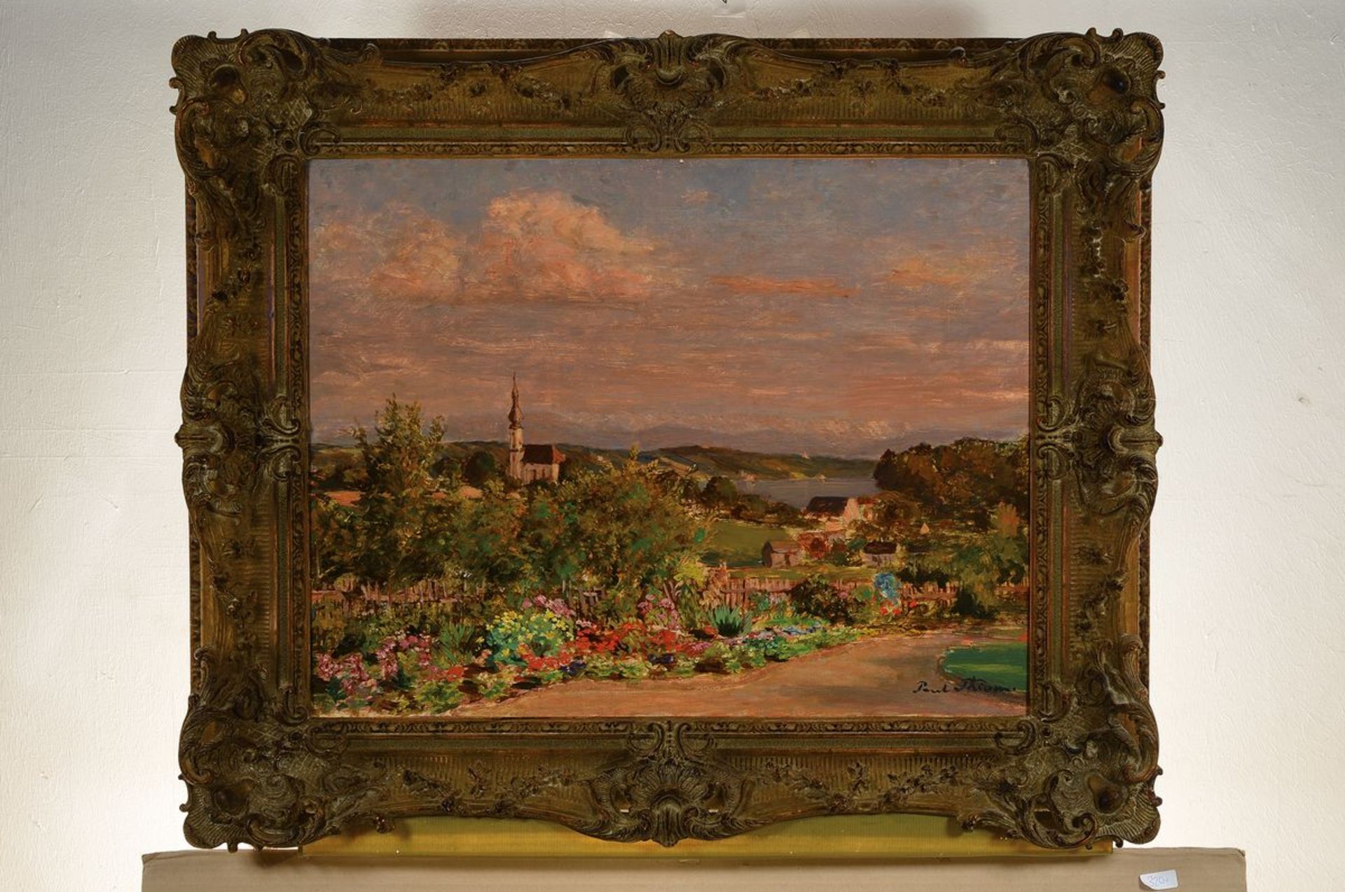 Paul Thiem, 1858 Berlin- 1922 Starnberg, Studium an der KA München, in Starnberg ansässiger Maler, - Bild 3 aus 3