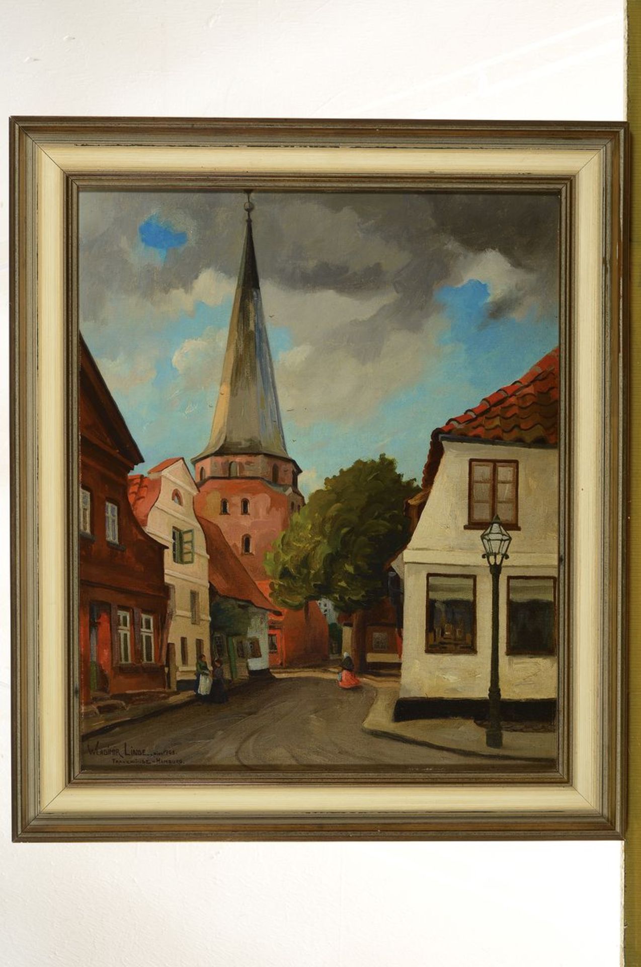 Wladimir Linde, 1862 Riga - 1940, Maler und Restaurator, ab 1900 in Hamburg und München tätig, vor - Bild 3 aus 3