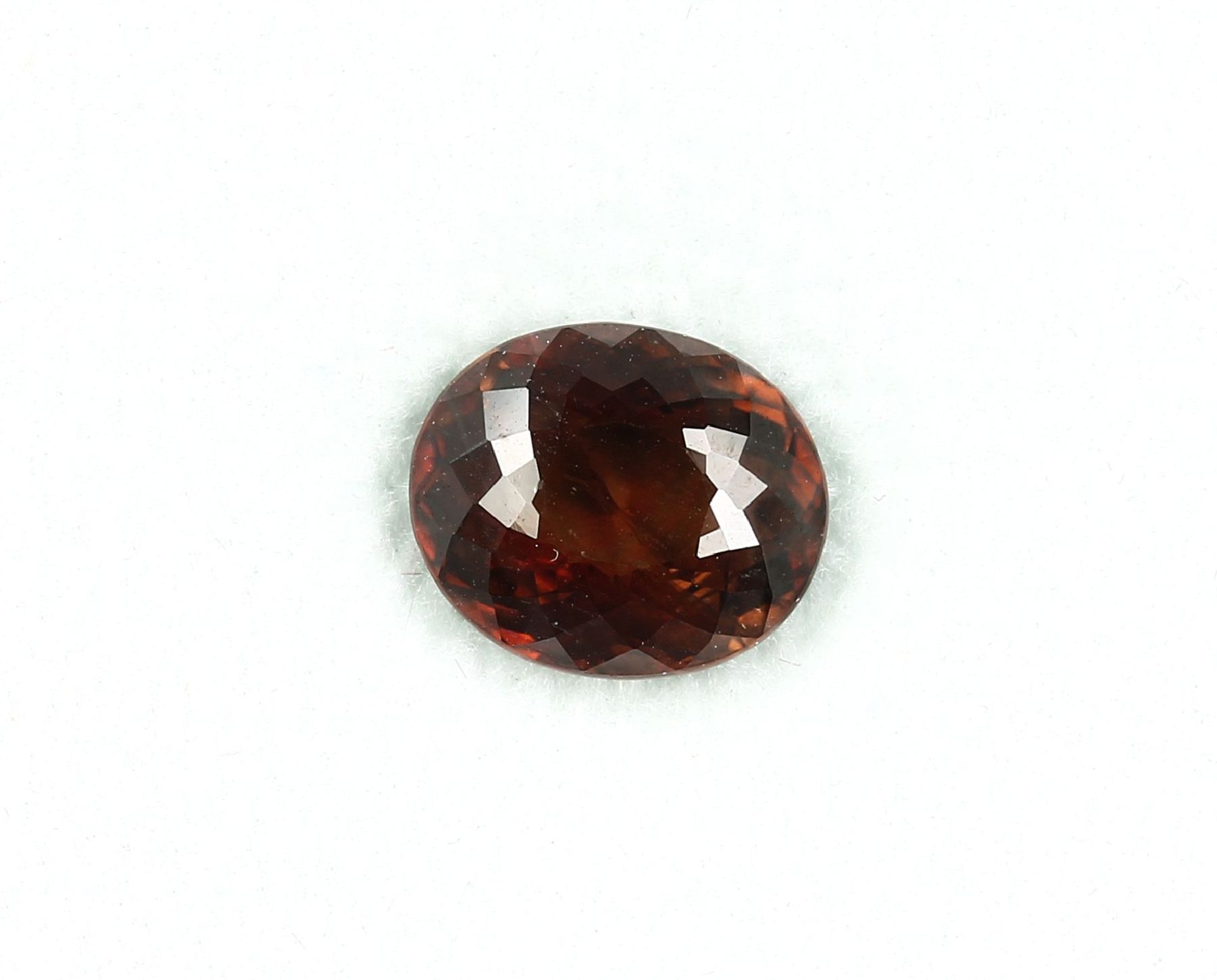 Loser ovalfacett. brauner Zirkon, 5.50 ct Schätzpreis: 280, - EUR