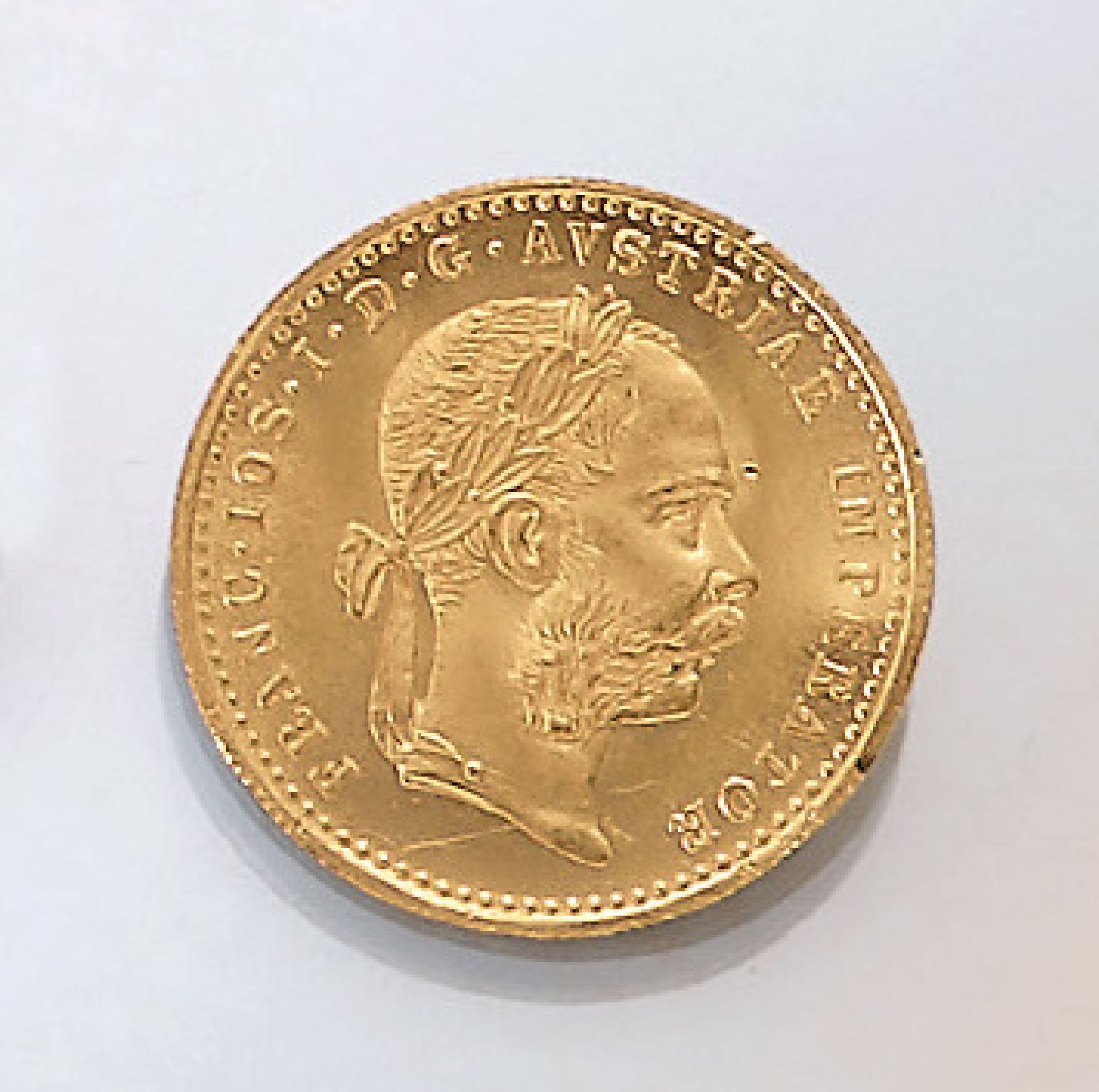 Goldmünze, 1 Dukat, Österreich-Ungarn, 1915, Franz Joseph I., offizielle Nachprägung