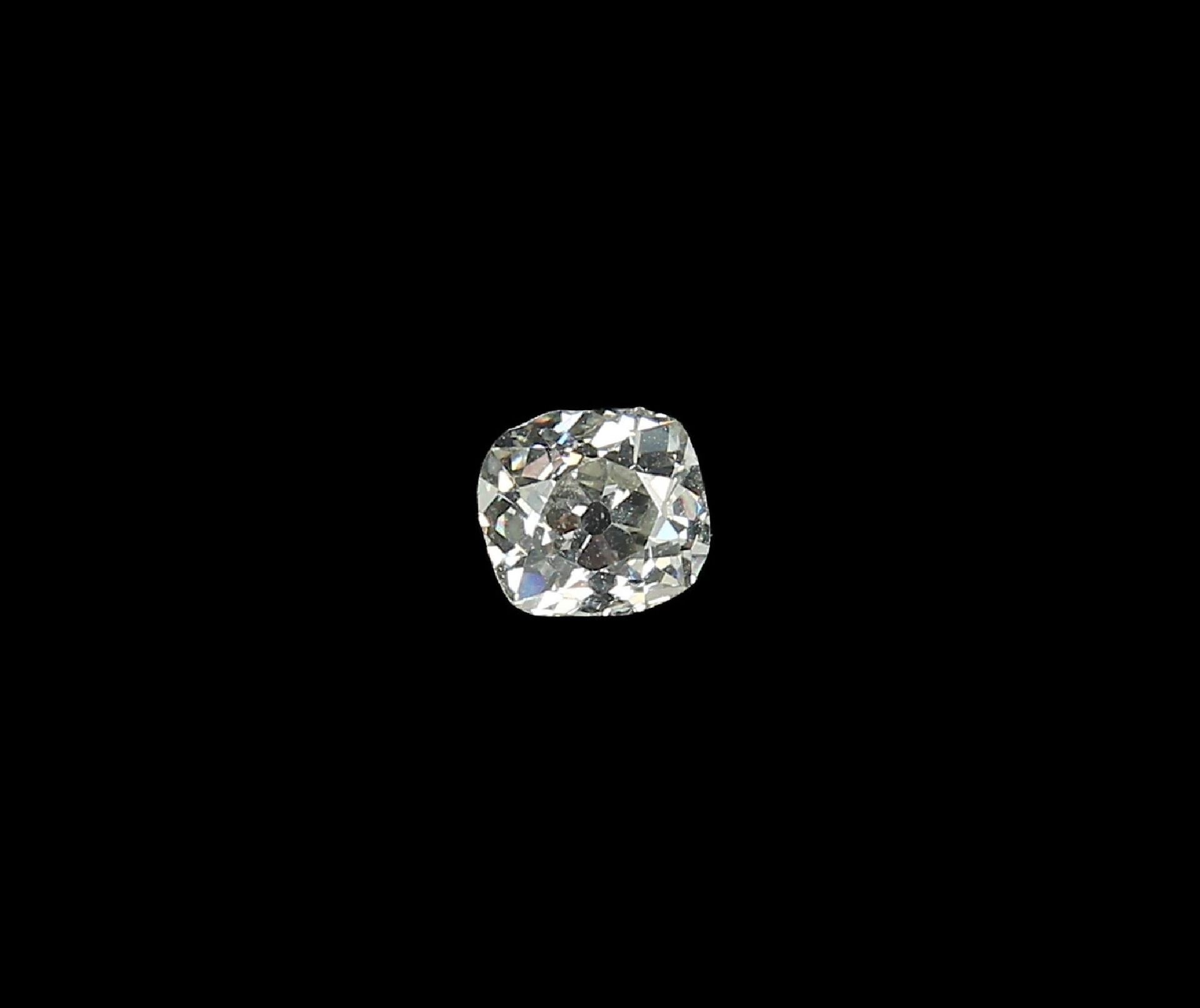 Loser Diamant, 0.50 ct l.get.Weiß/si1, Kissenschliff Schätzpreis: 1200, - EUR