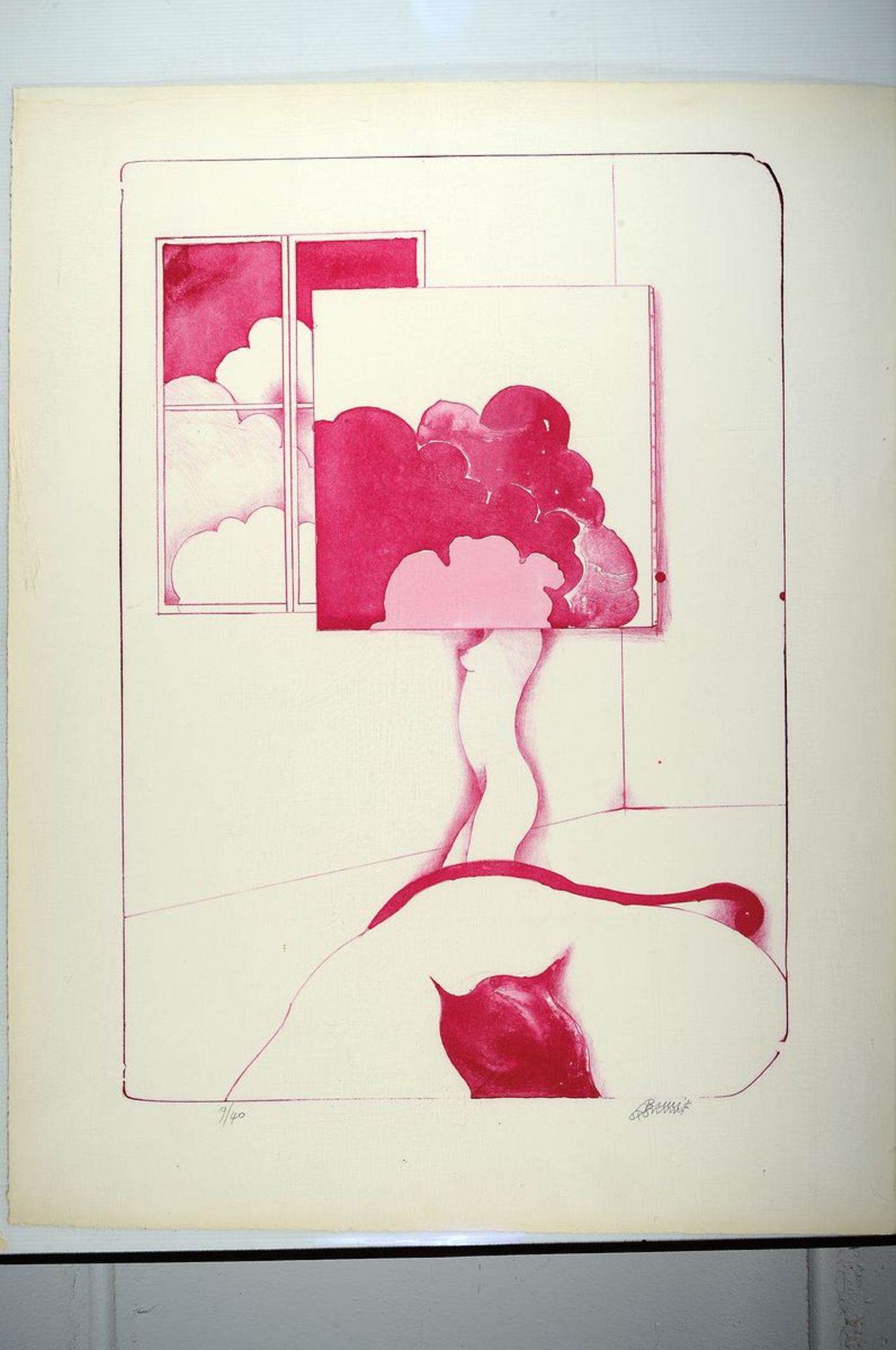 Bruno Bruni, geb. 1935, 2 Graphiken,a. Farbserigrafie, num. 86/99, handsigniert, 75 x 61.5 cm, von - Bild 5 aus 6