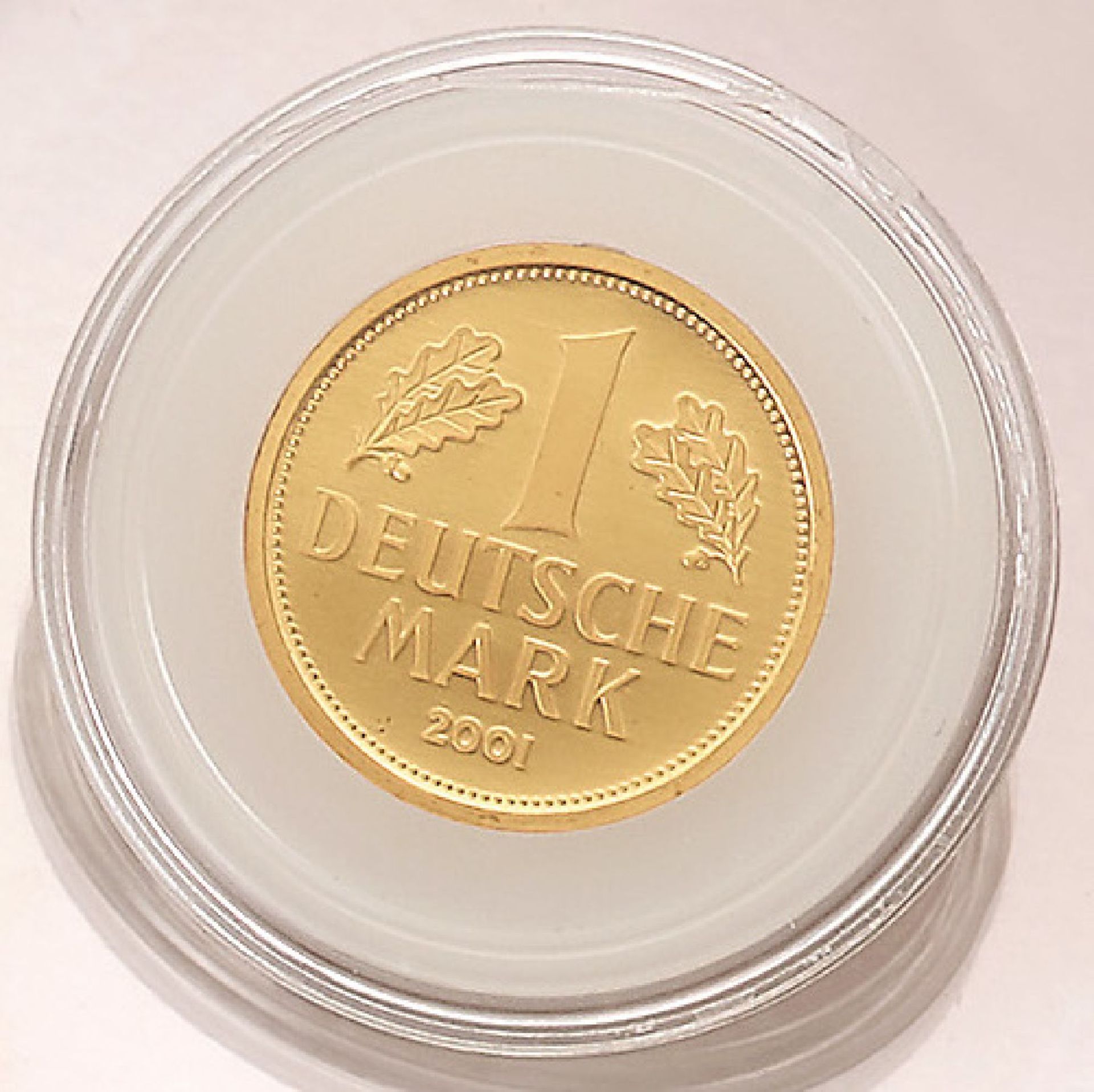 Goldmünze, 1 Mark, Deutschland, 2001, sogn. Goldmark,