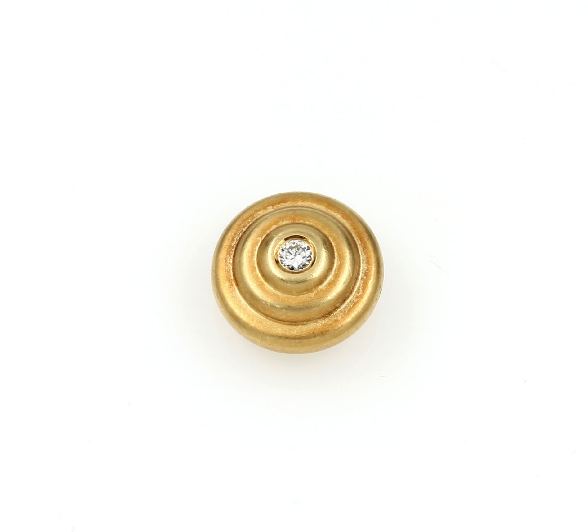 18 kt Gold NIESSING Anhänger mit Brillant, GG 750/000,