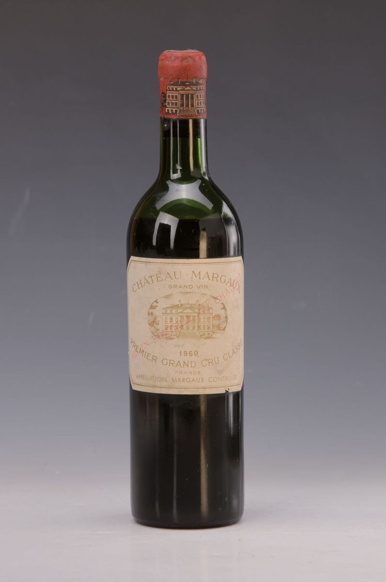 1 Flasche Chateau Margaux 1960, Premier Grand Cru Classe,