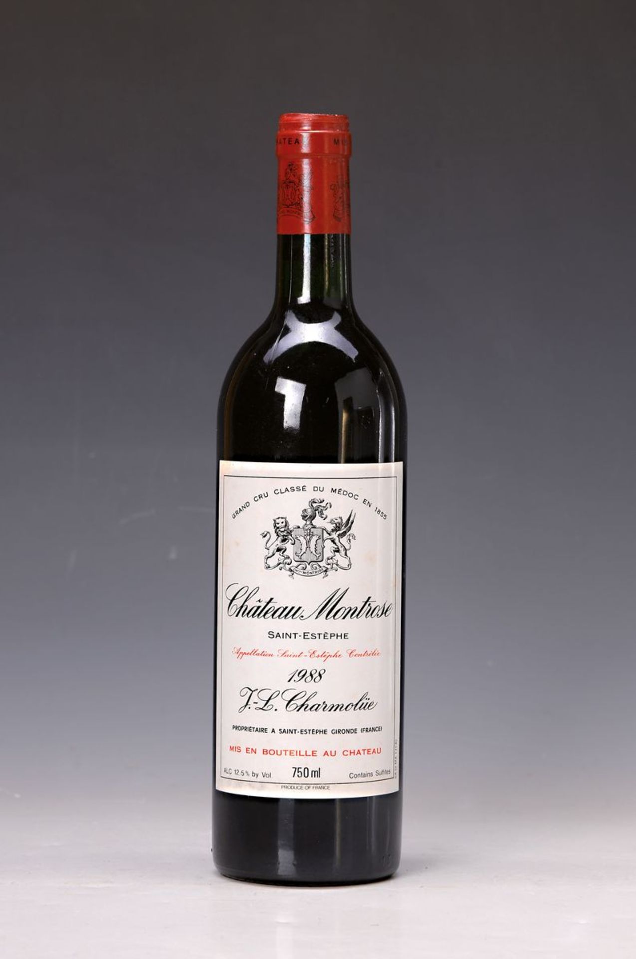 12 Flaschen Chateau Montrose, Saint- Estèphe, 1988, J. L.