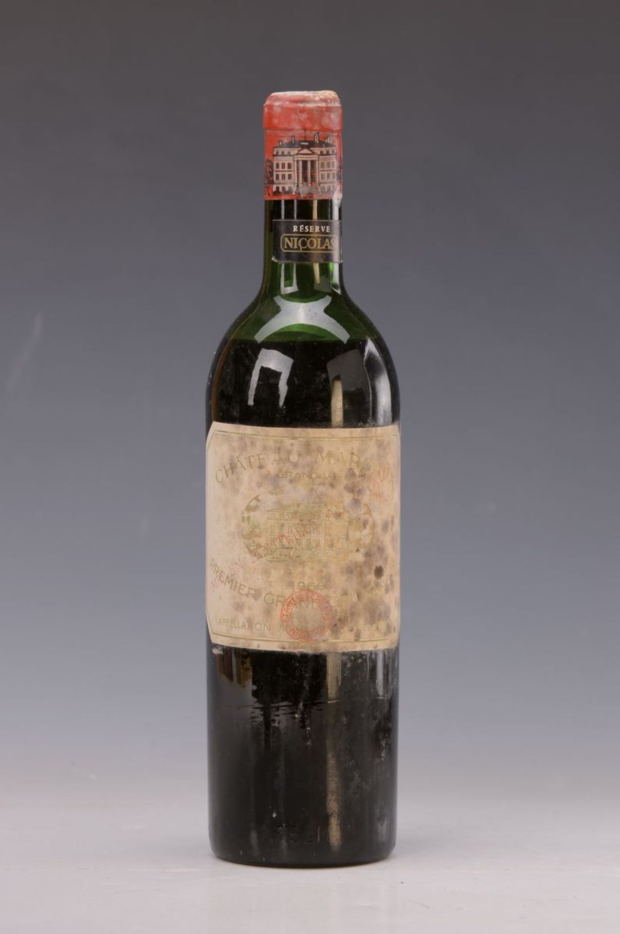 1 Flasche Chateau Margaux 1966, Premier Grand Cru Classé,