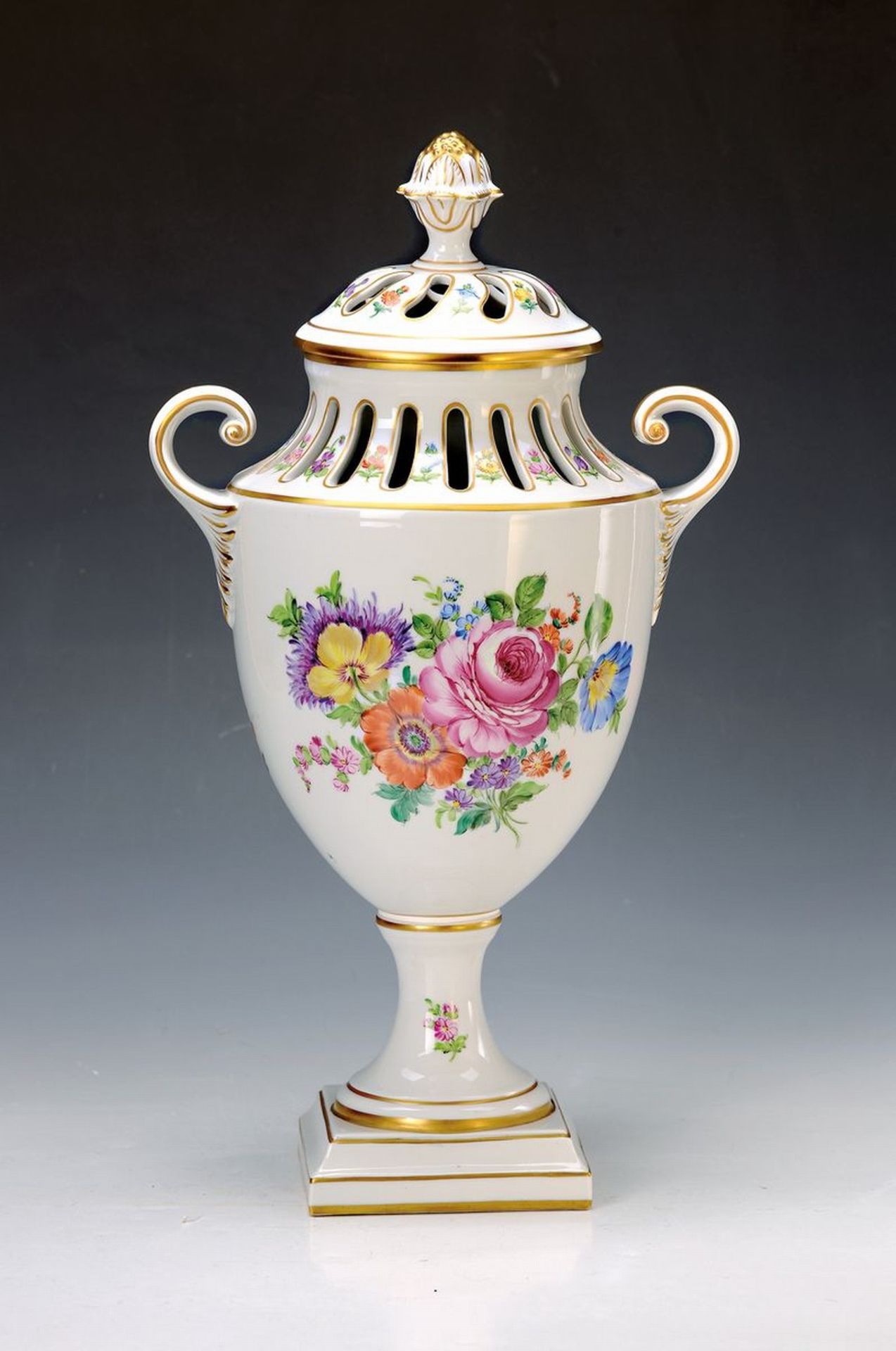 Große Potporrivase, Dresden, Potschappel, 20. Jh.,