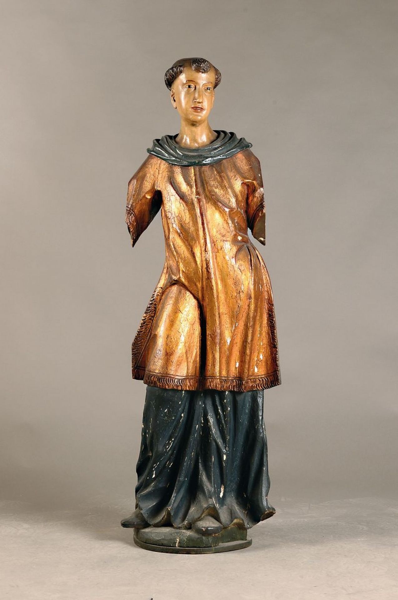 Skulptur des Hl. Antonius, Frankreich, 2. Hälfte 19. Jh,