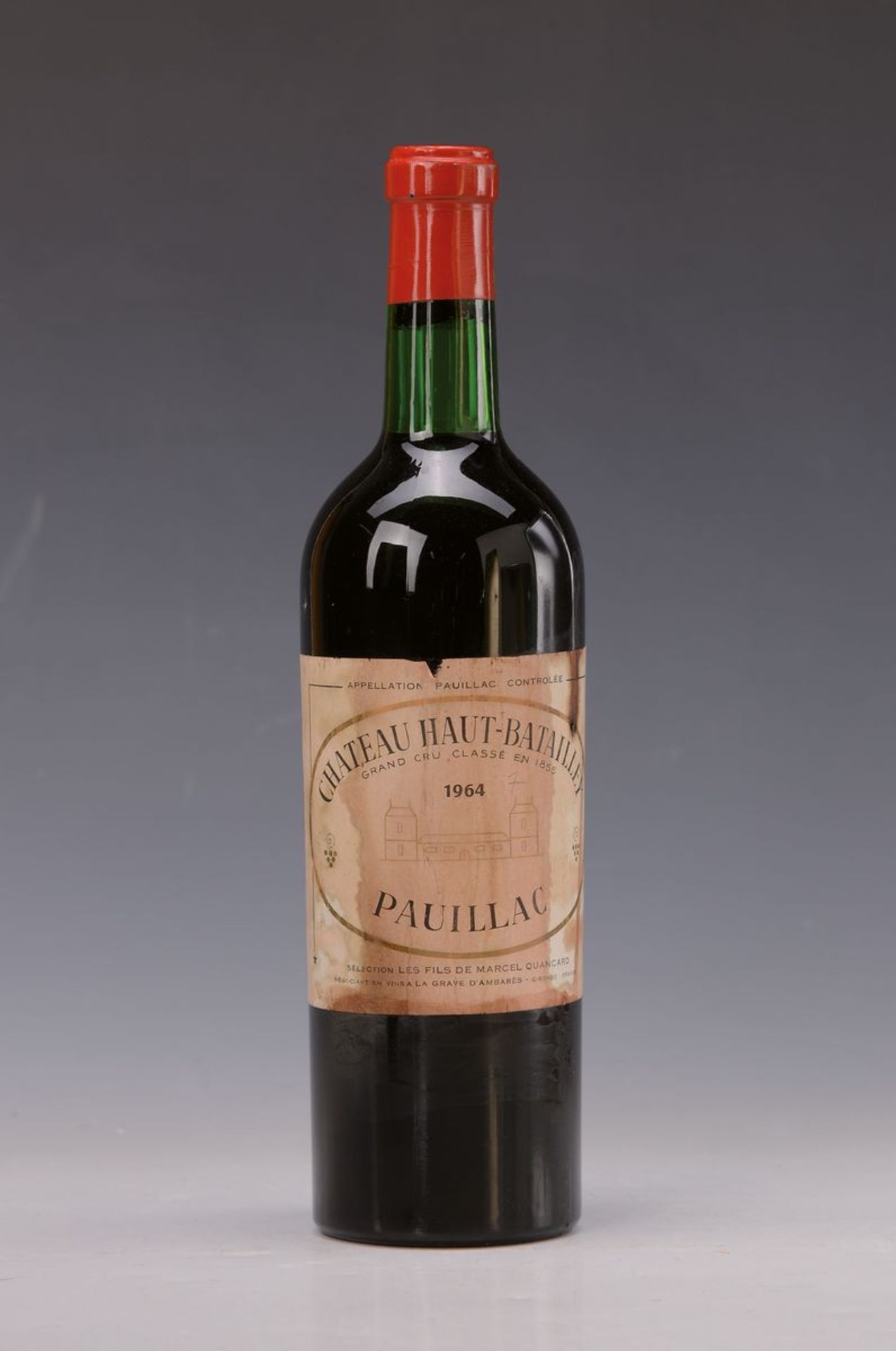 1 Flasche Chateau Haut-Batailley, 1964, Grand Cru classé,