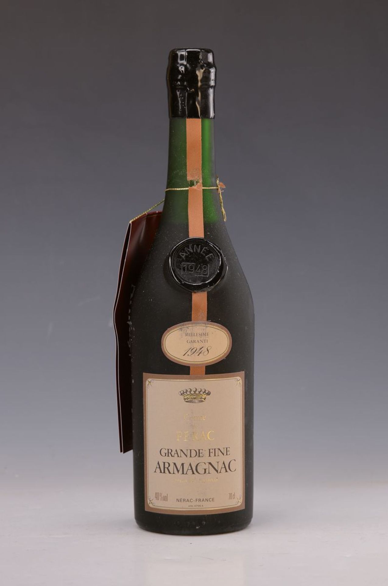 1 Flasche Grand Fine Armagnac 1948, Comte de Perac, 70cl,