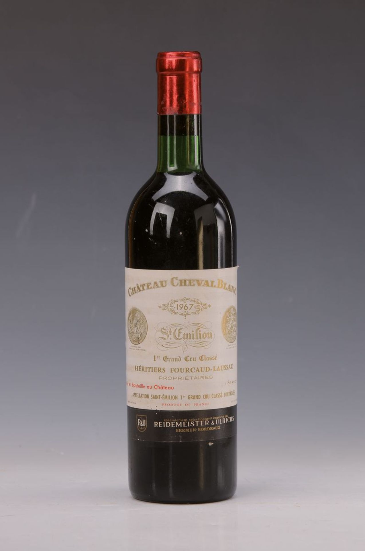 1 Flasche 1967 Chateau Cheval Blanc, Saint Emilion, Grand