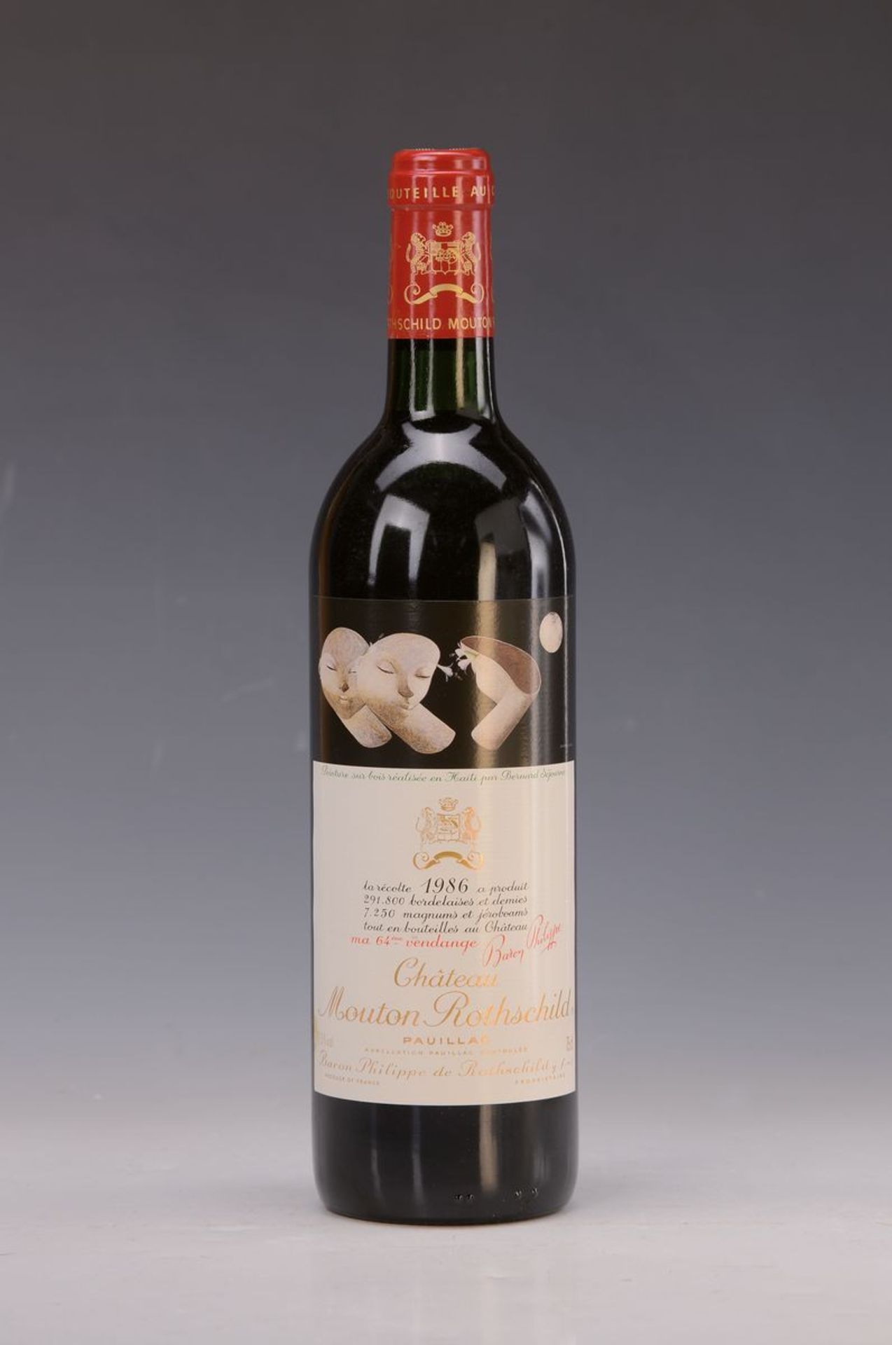 1 Fl. 1986 Mouton Rothschild, Pauillac, orig. Kapsel,