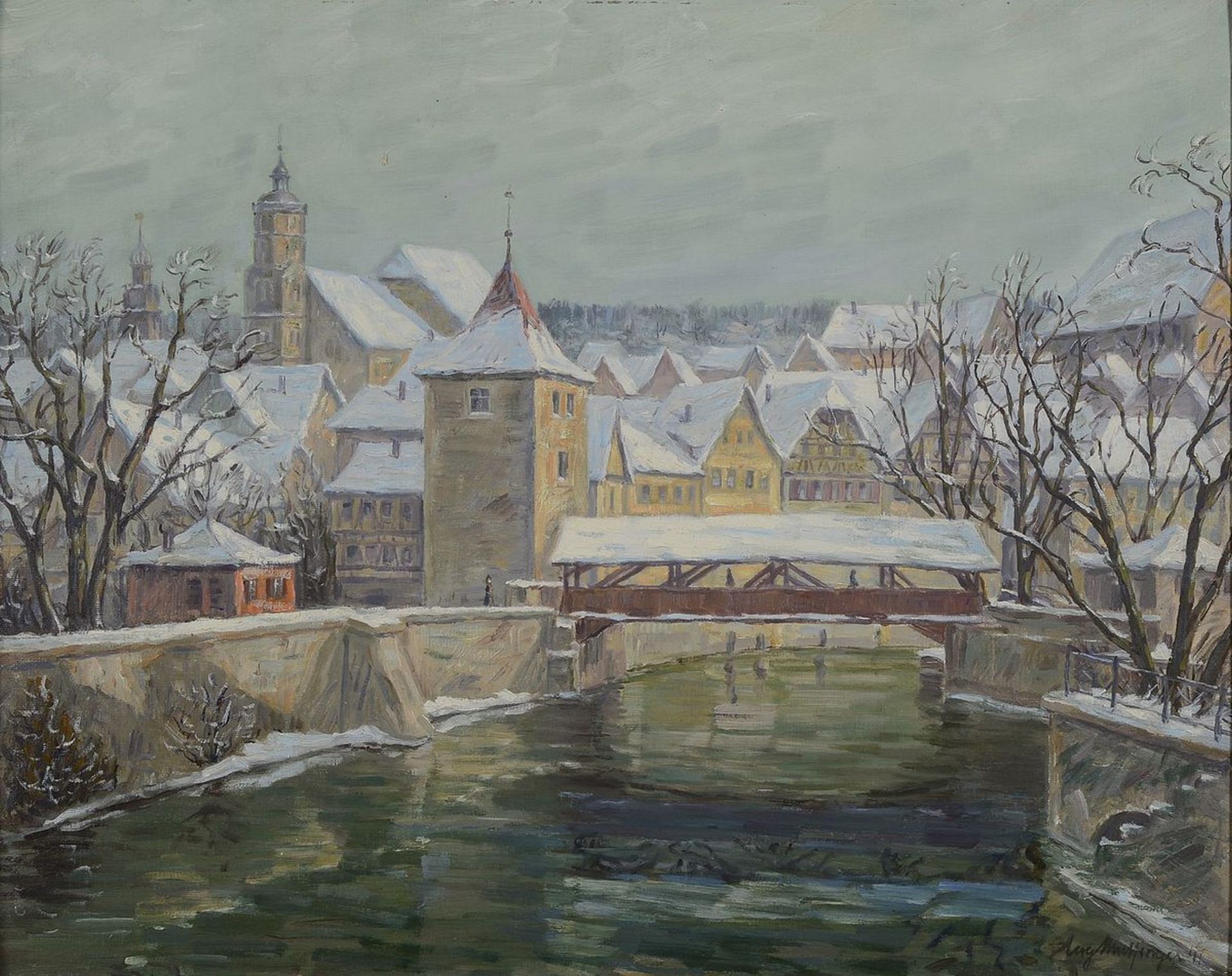 Karl Mulfinger, 1882 Schwäbisch Hall-1956 Ebingen, Blick