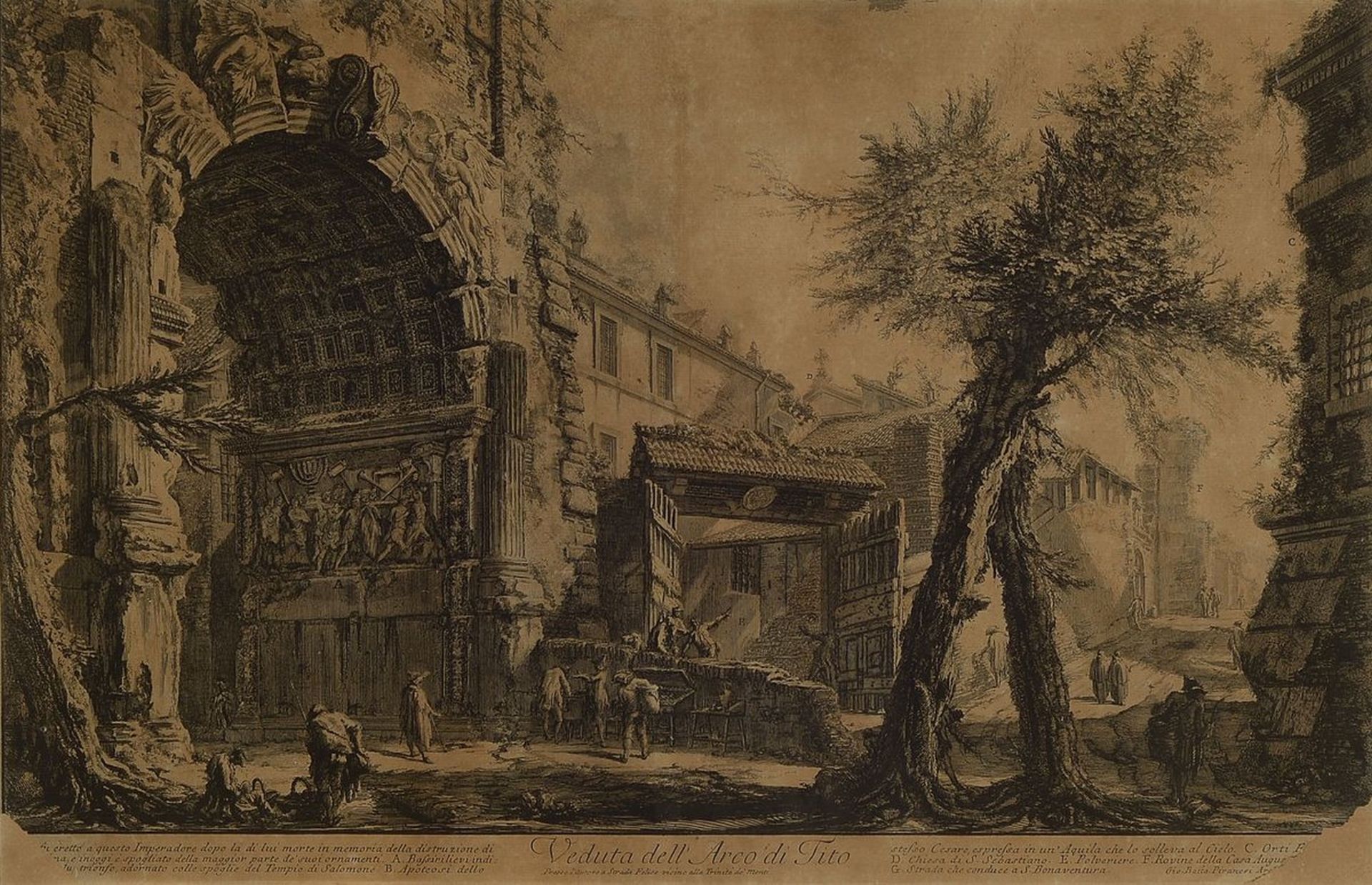 Giovanni Battista Piranesi, 1720-1778, Veduta dell Arco