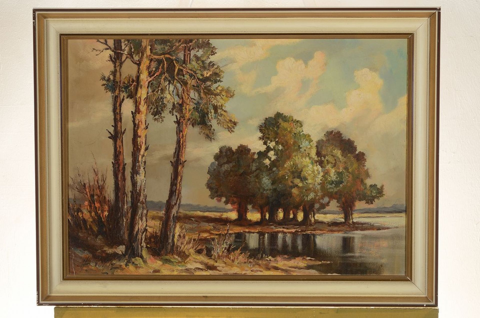 3 Gemälde von F. John, Pfälzer Maler, Anfang 20. Jh., 2 - Bild 8 aus 9