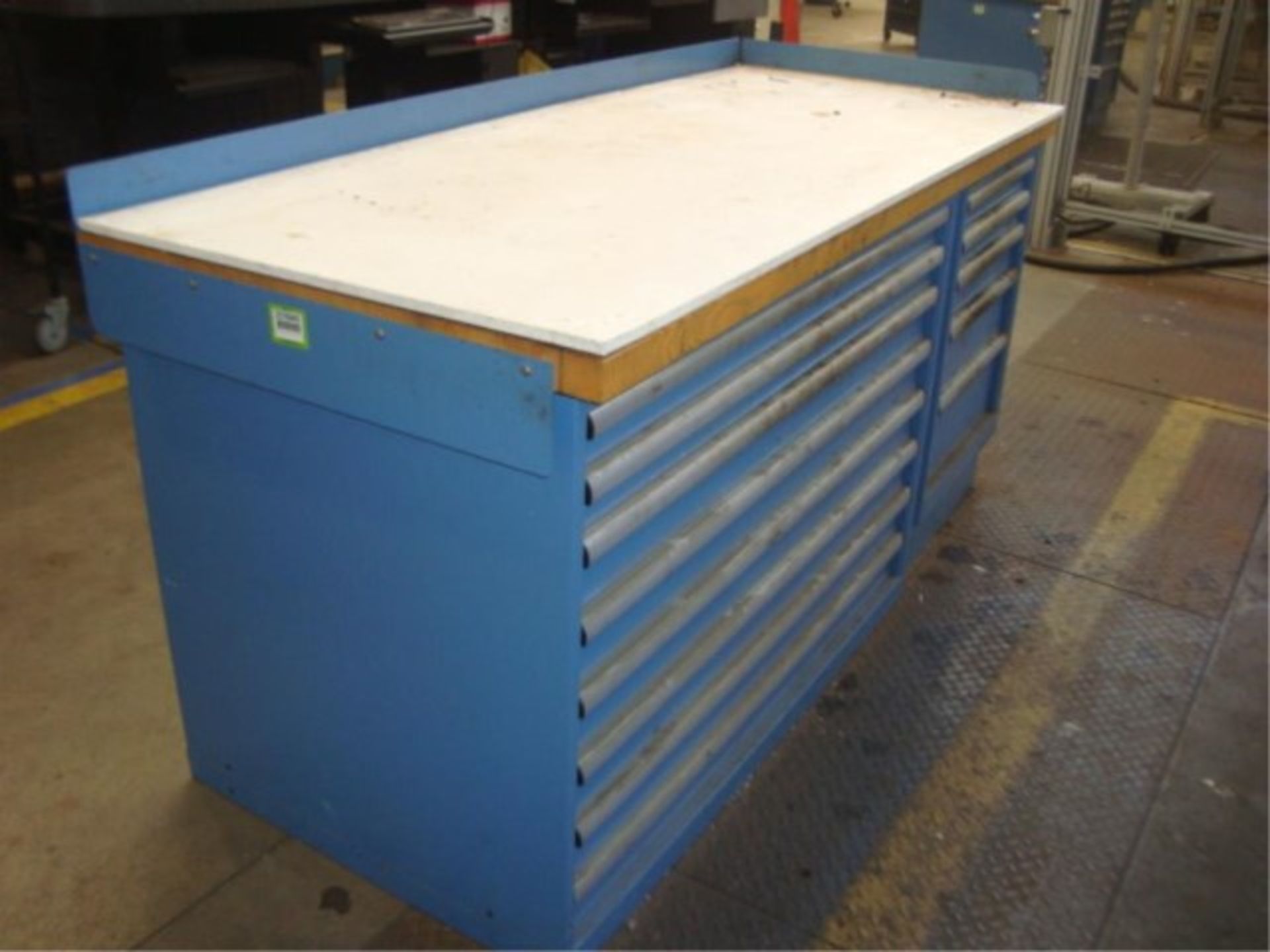 Workbench With Parts Supply Cabinets - Image 3 of 5
