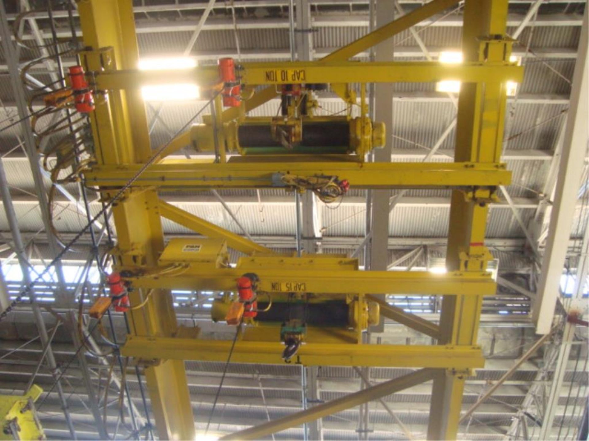 25-Ton Capacity Double Rail Support Bridge Crane - Image 6 of 16