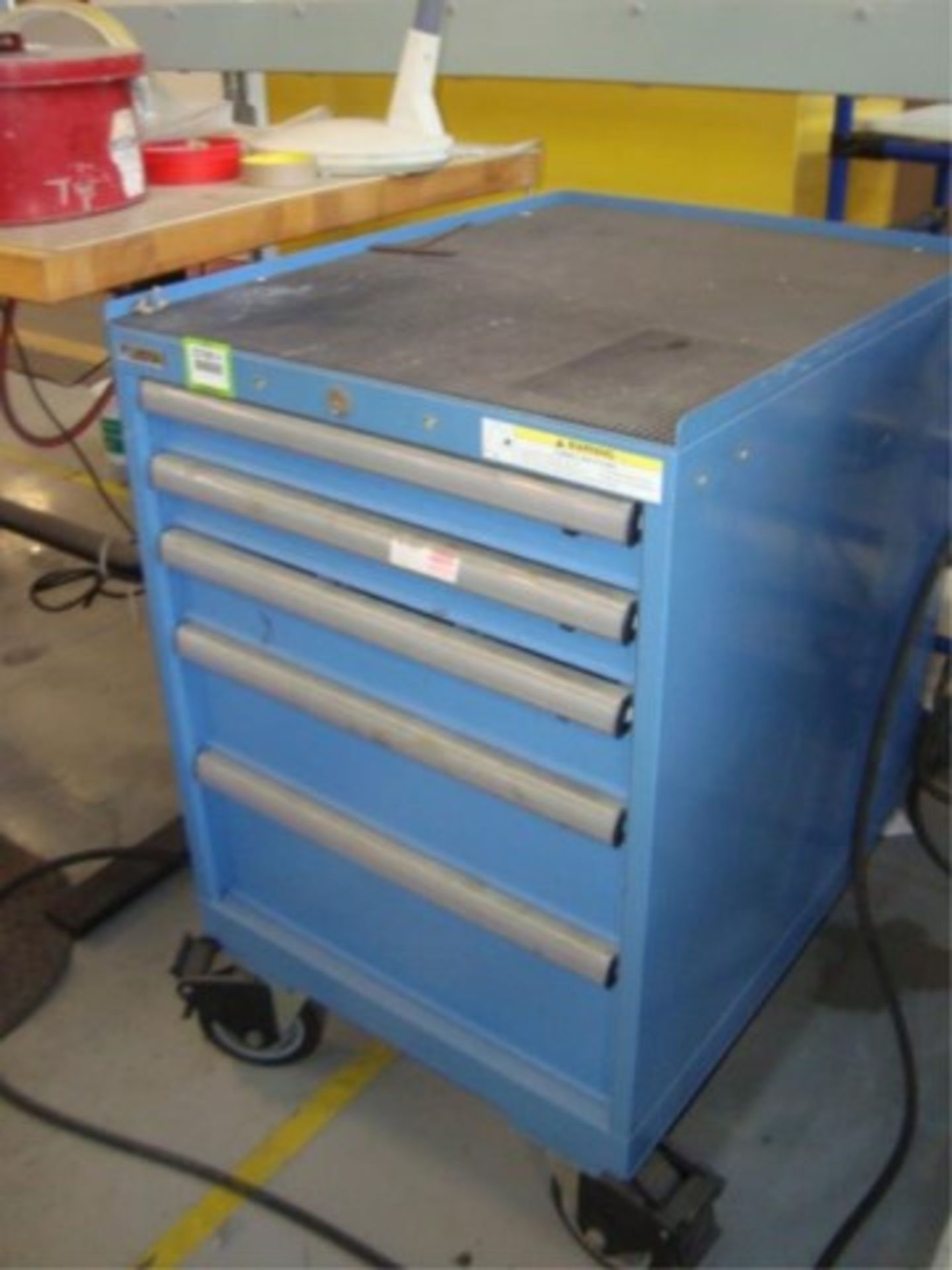 Mobile 5-Drawer Parts Supply Cabinet - Image 9 of 9
