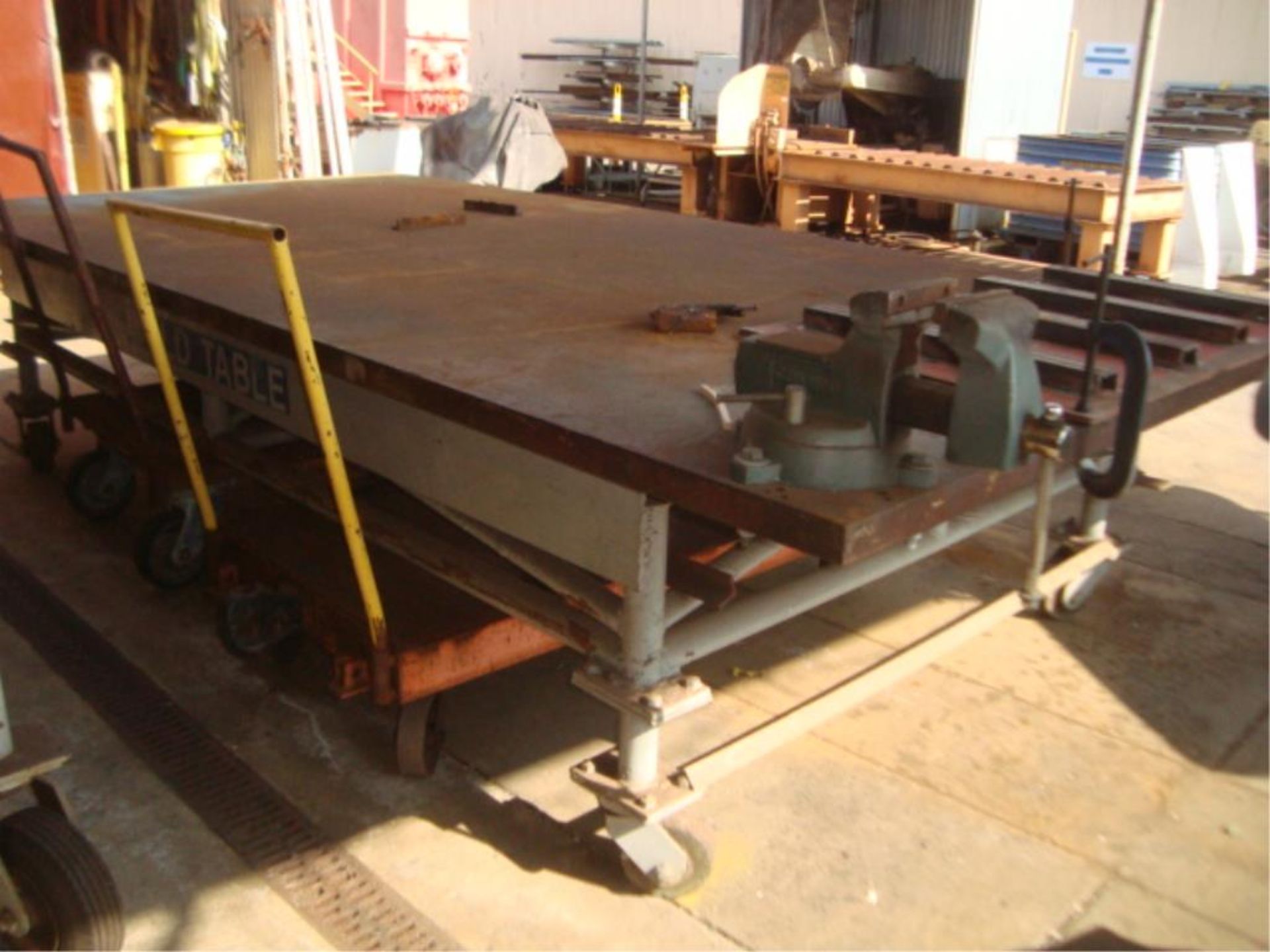 Mobile Heavy Duty Steel Welding Table - Image 3 of 4