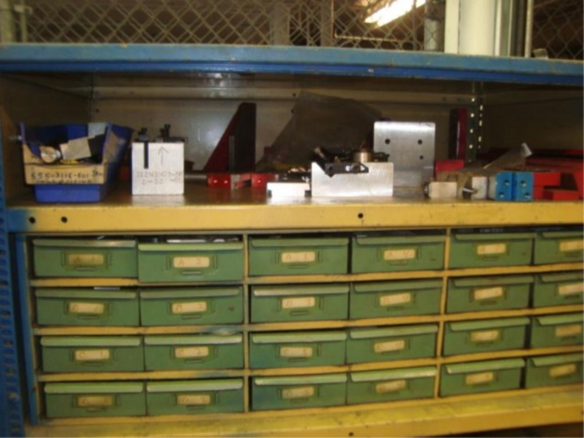 2-Door Storage Cabinet w/Bridgeport Mill Tooling - Image 3 of 20