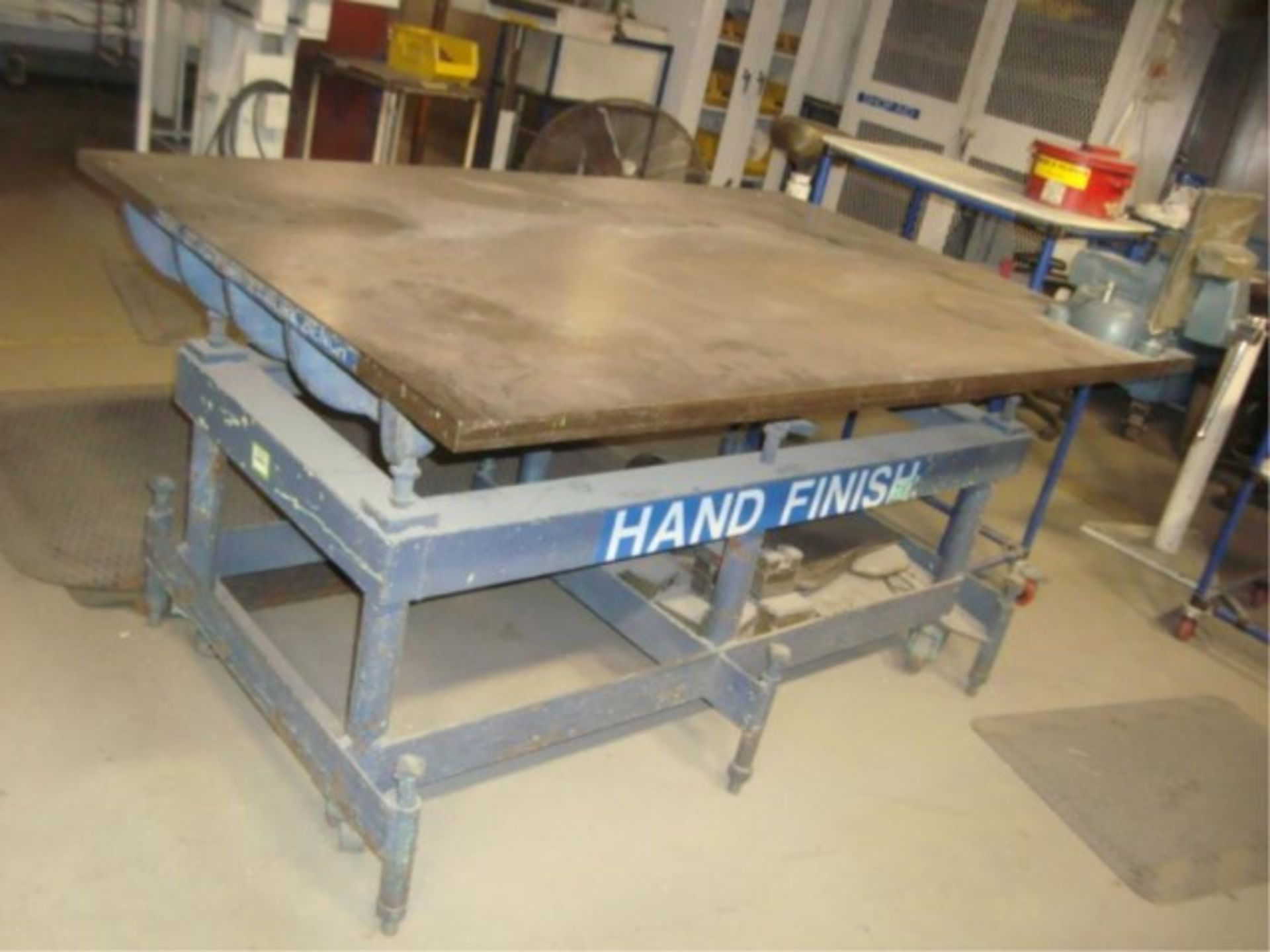 Mobile Heavy Duty Steel Surface Table