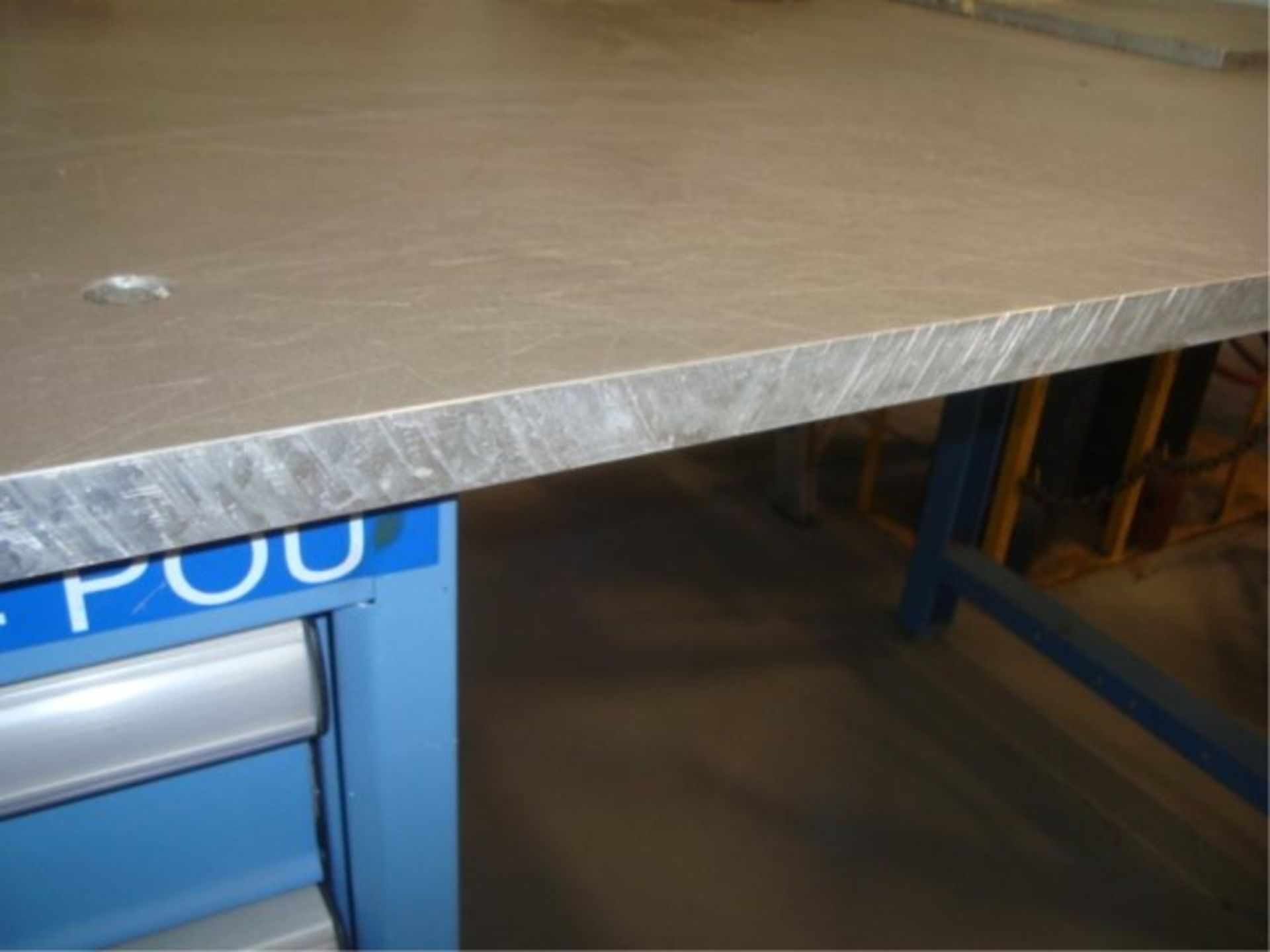 Aluminum Plate Top, 3/4" in. Thick Workbench - Image 4 of 8