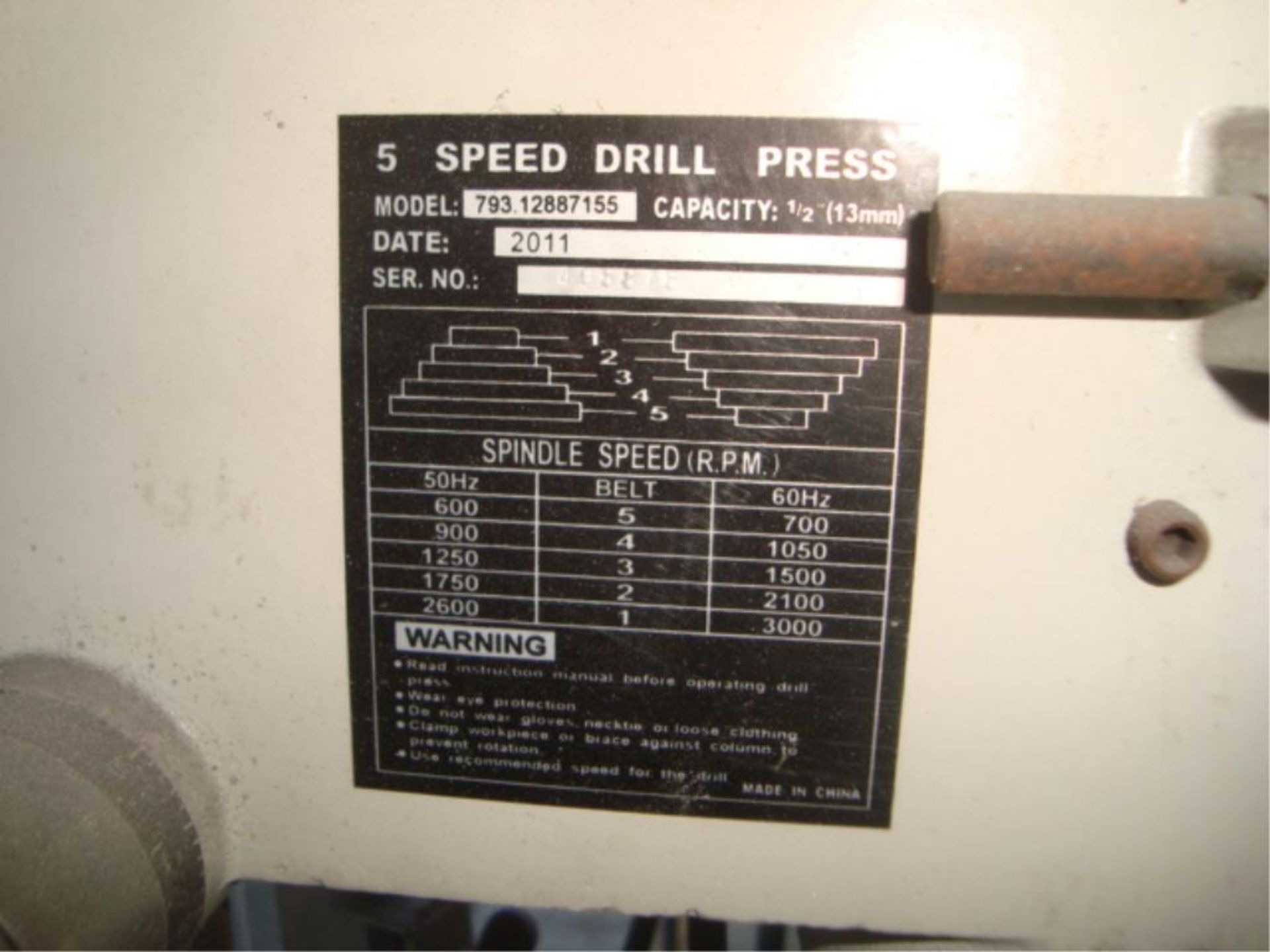 Heavy Duty Floor Type Drill Press - Image 5 of 5