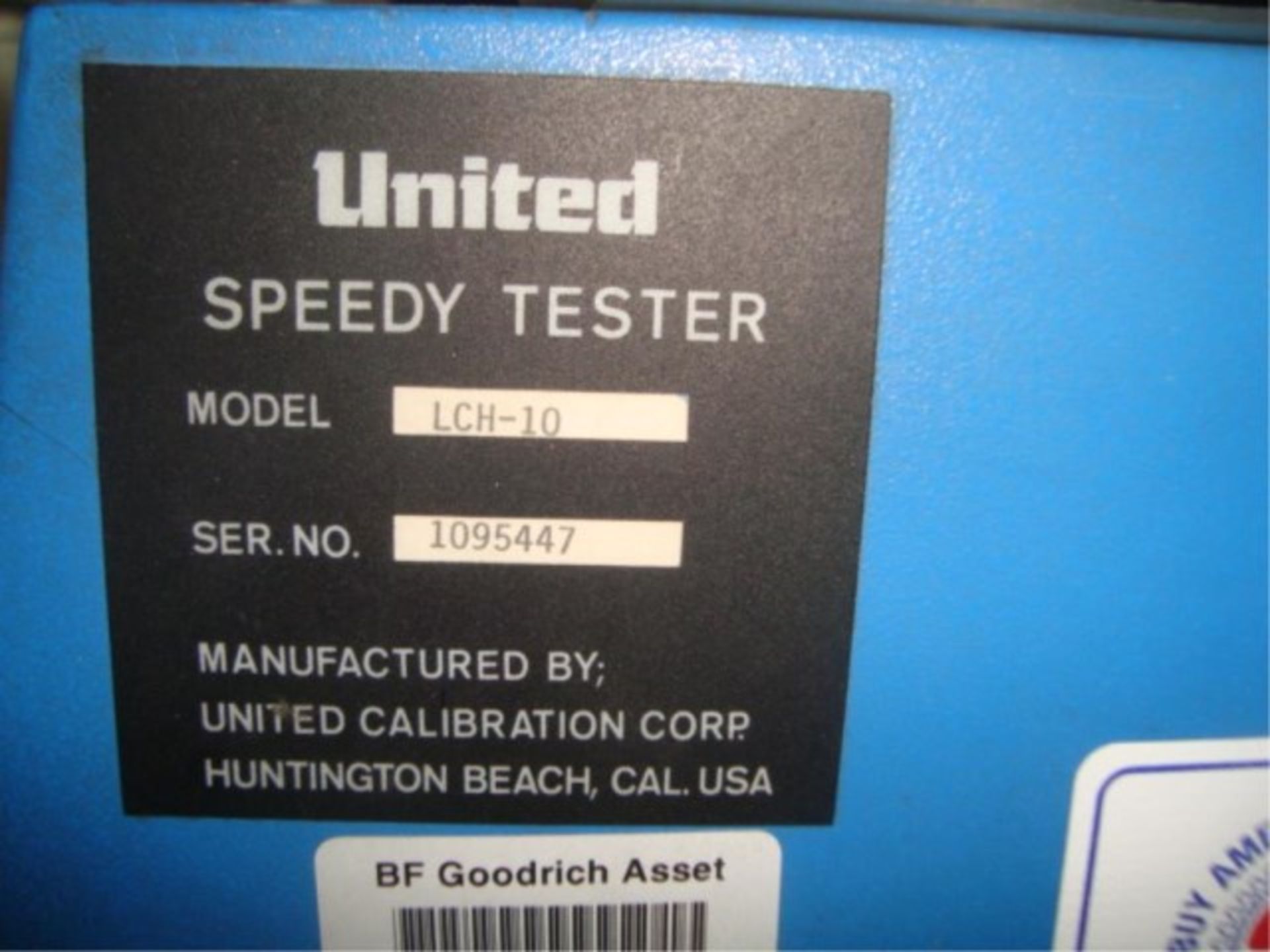 "Speedy" Tensile Tester Machine, 120V, 1-Ph, - Image 8 of 8