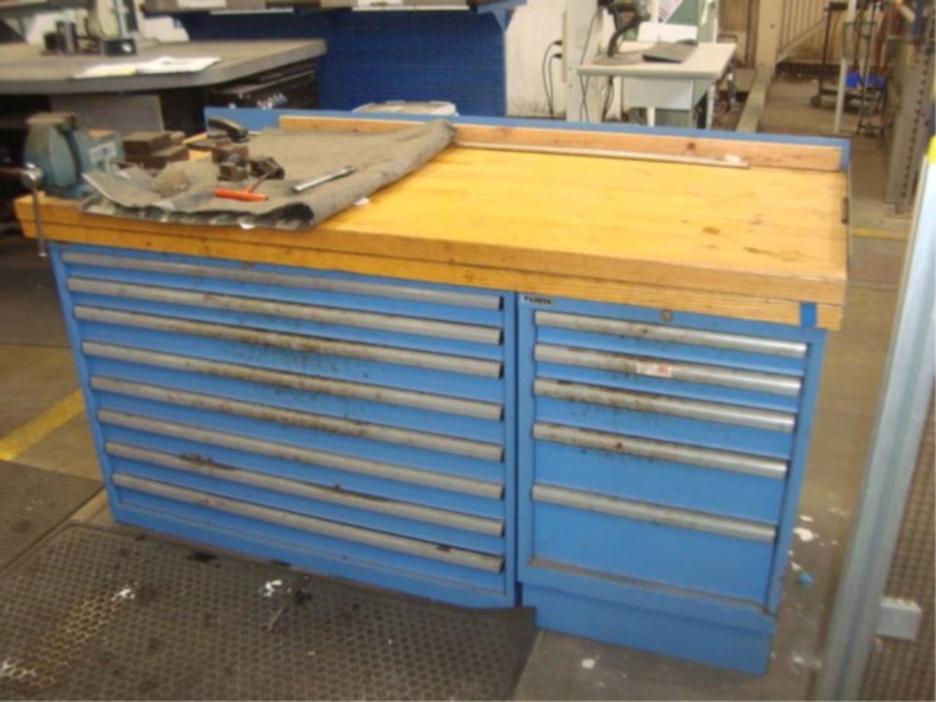 Workbench With Supply Cabinets - Image 2 of 6