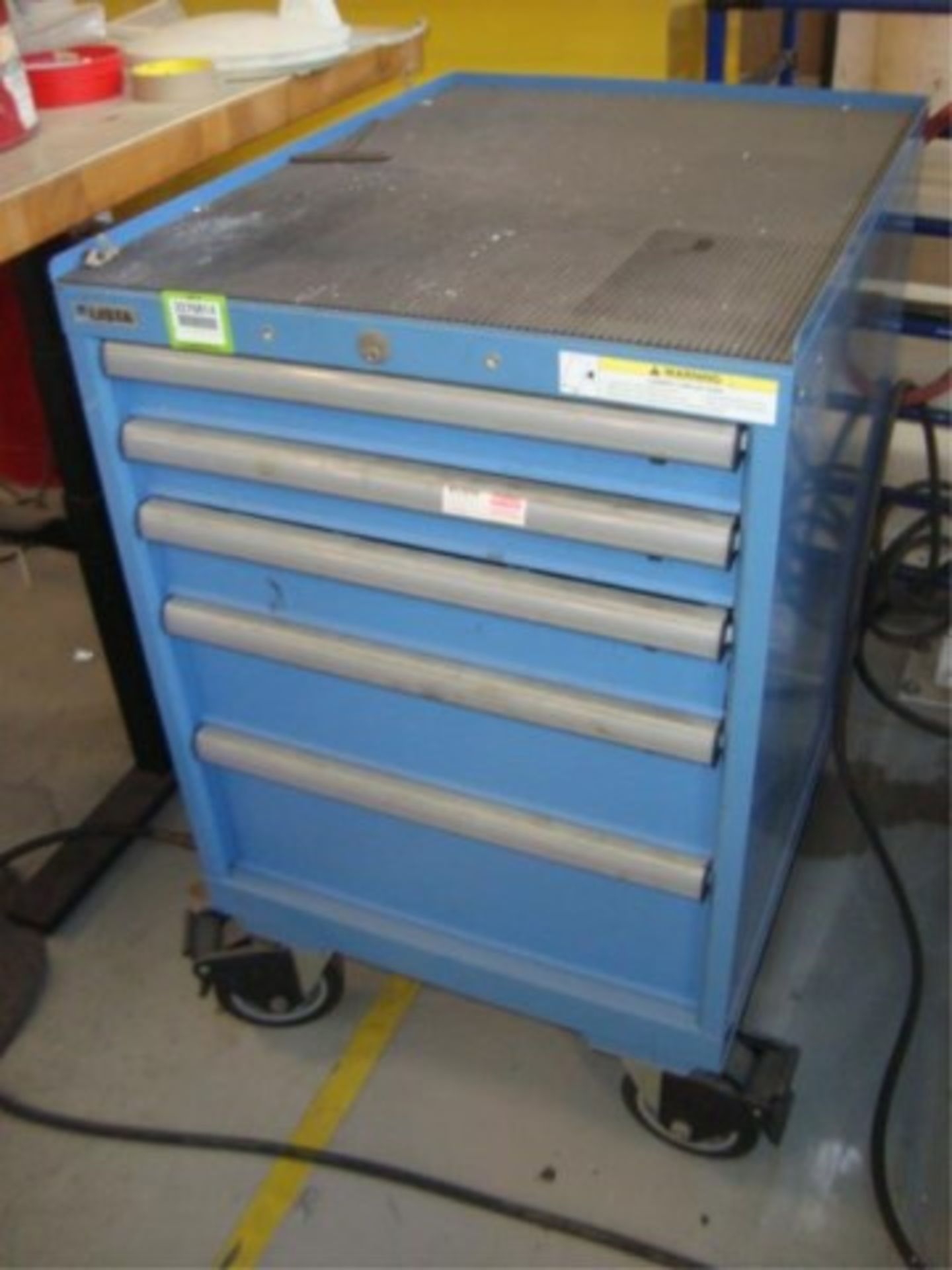 Mobile 5-Drawer Parts Supply Cabinet