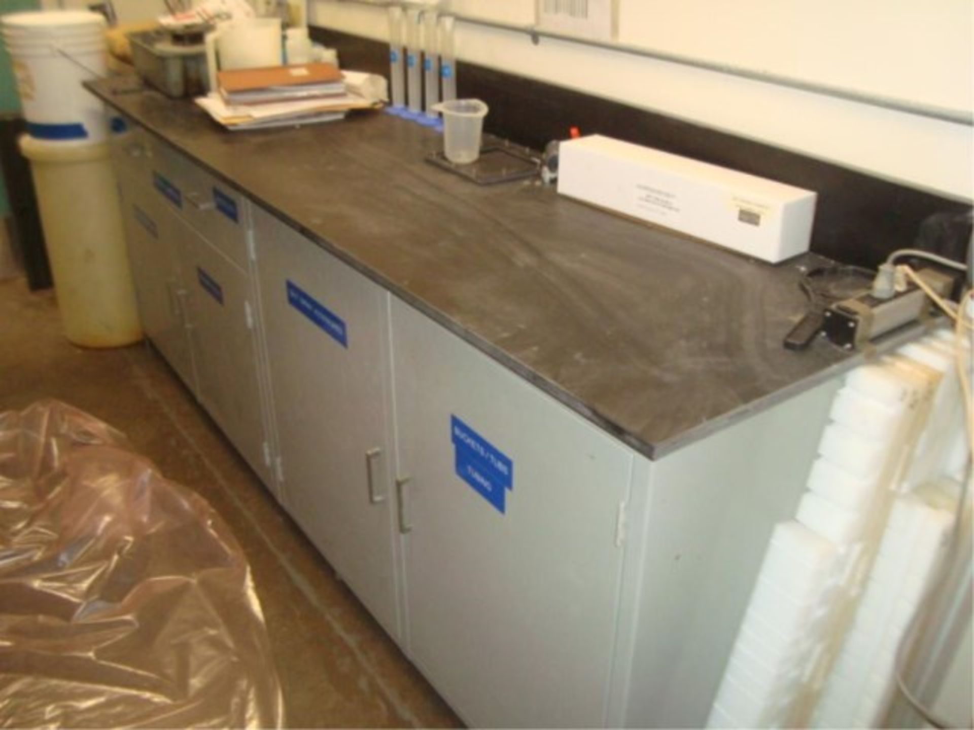 Corrosion Resistant Lab Counter/Cabinets - Image 2 of 6